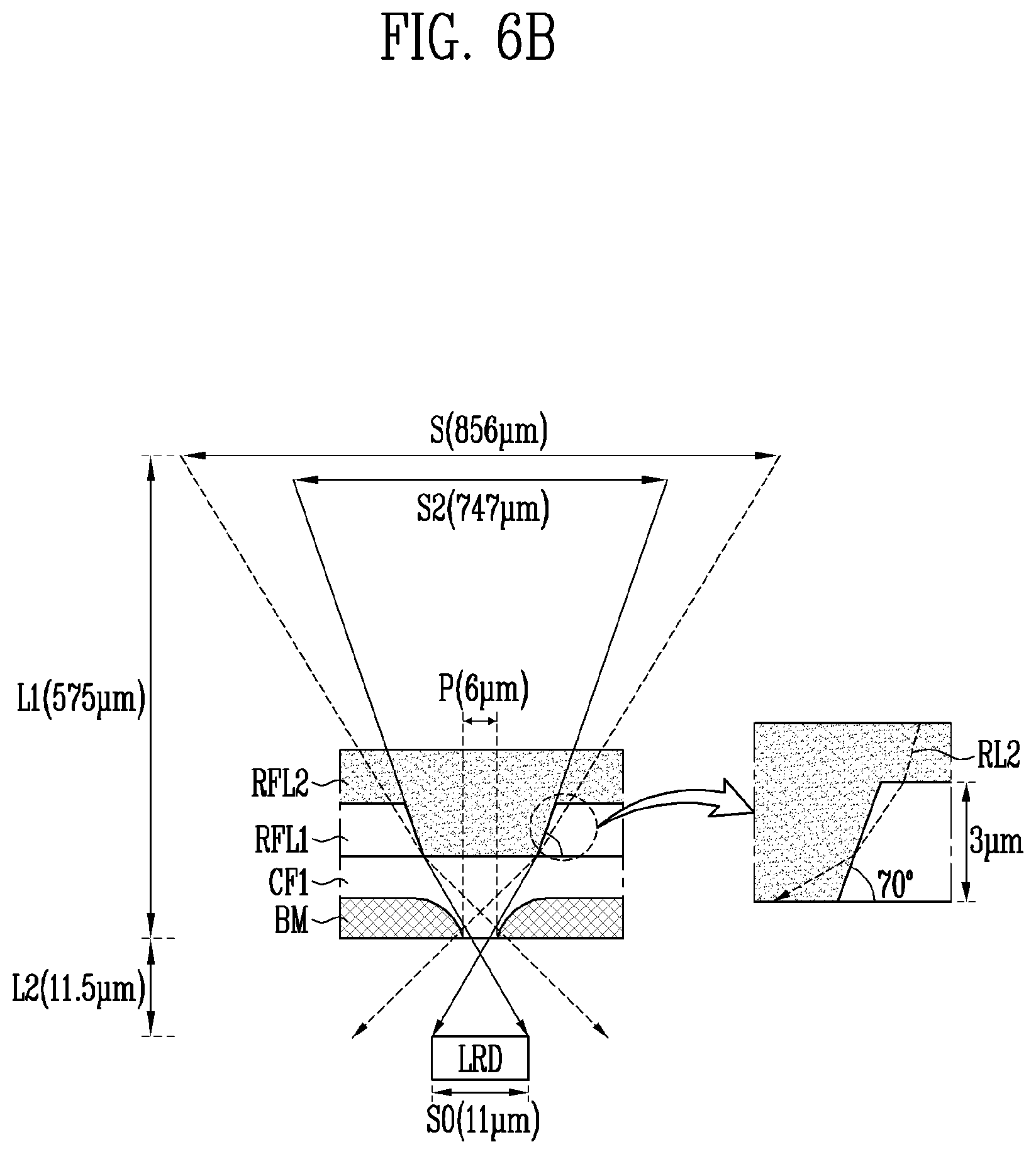 Patent US12433093 Figure 8 – Display device including a photo sensor