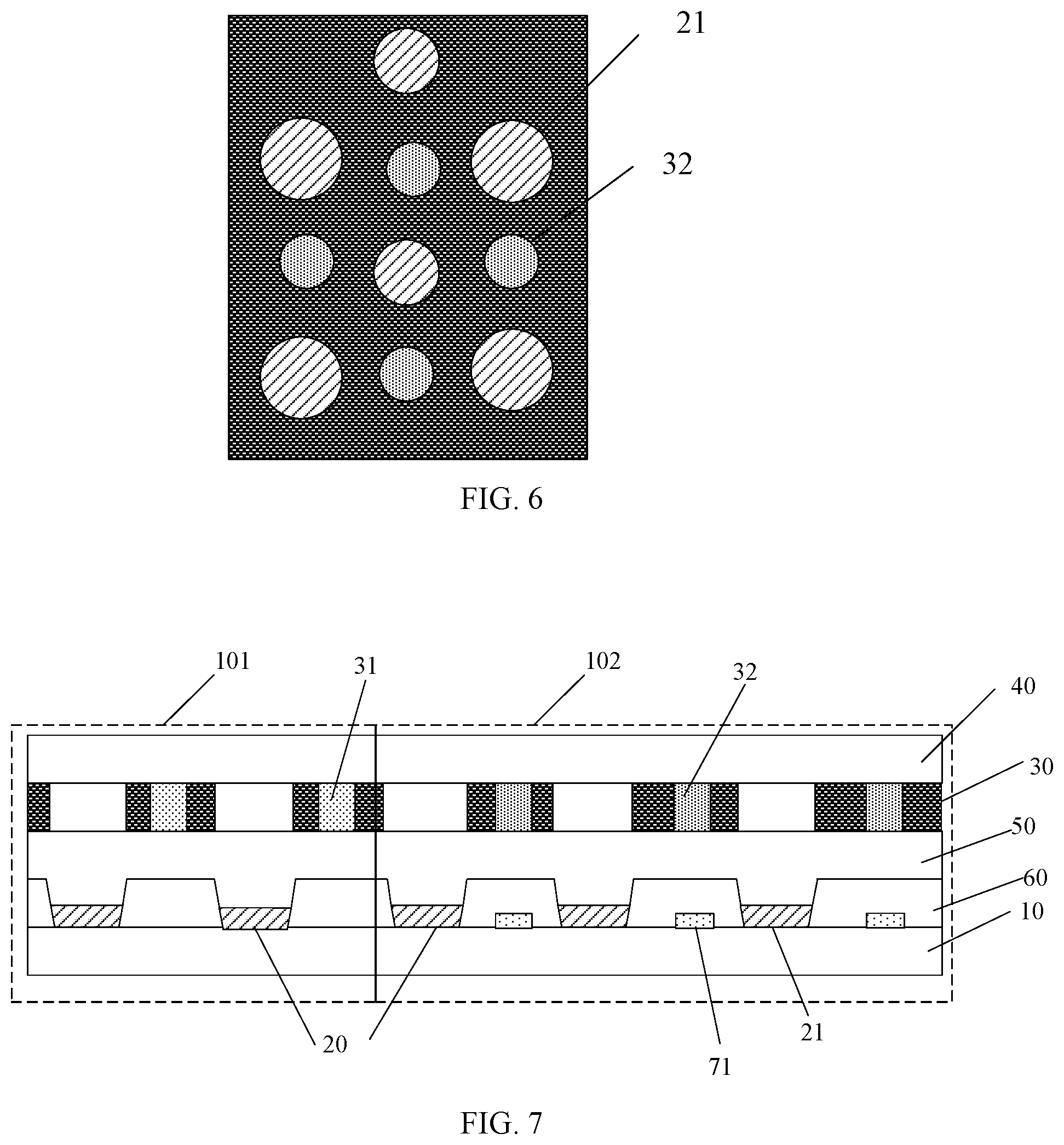Patent US12433094 Figure 4 – Display panel and display device having reduced display difference between light collection area and non-light collection area