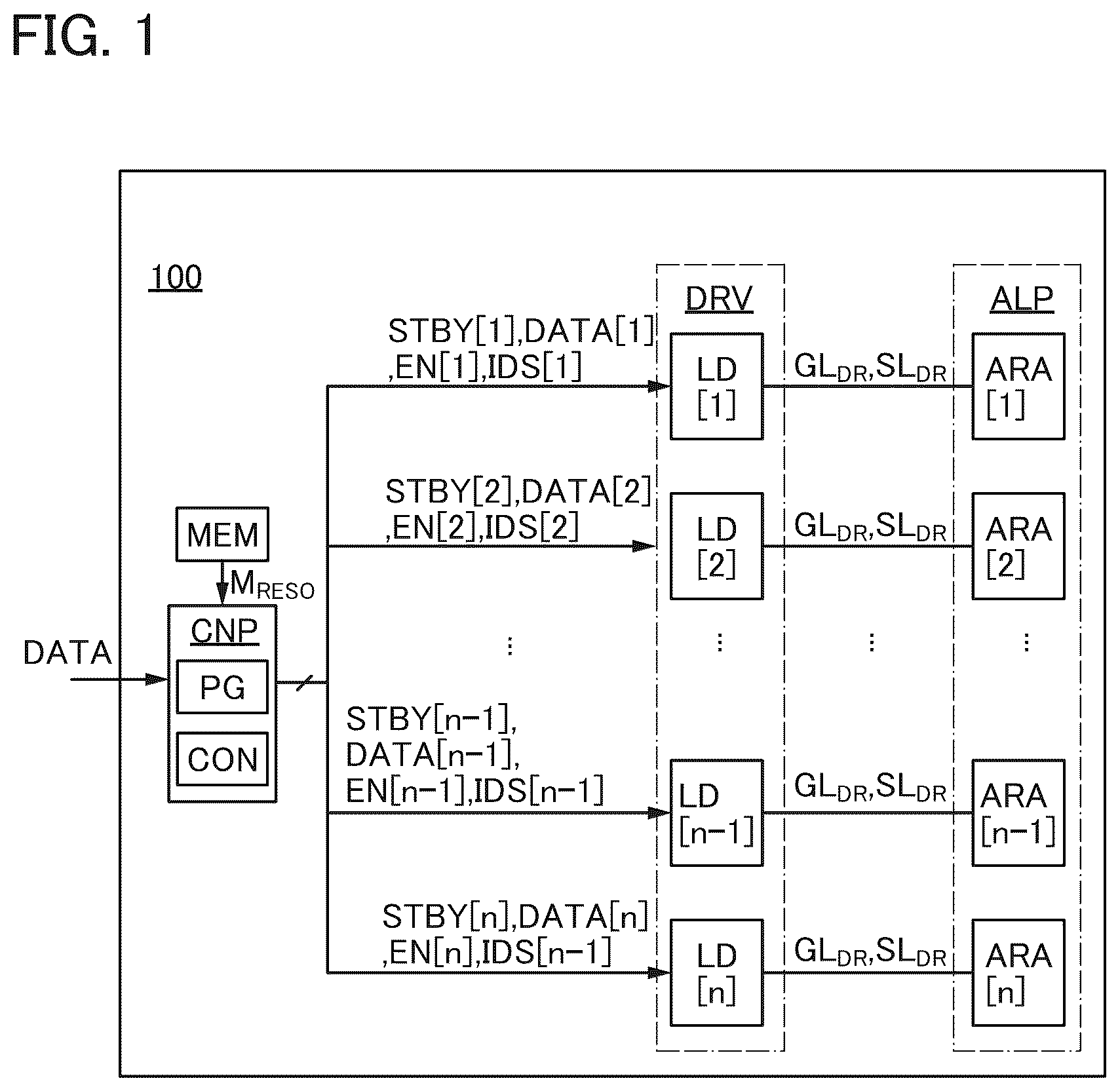 Patent US12433096 Figure 1 – Display apparatus and electronic device