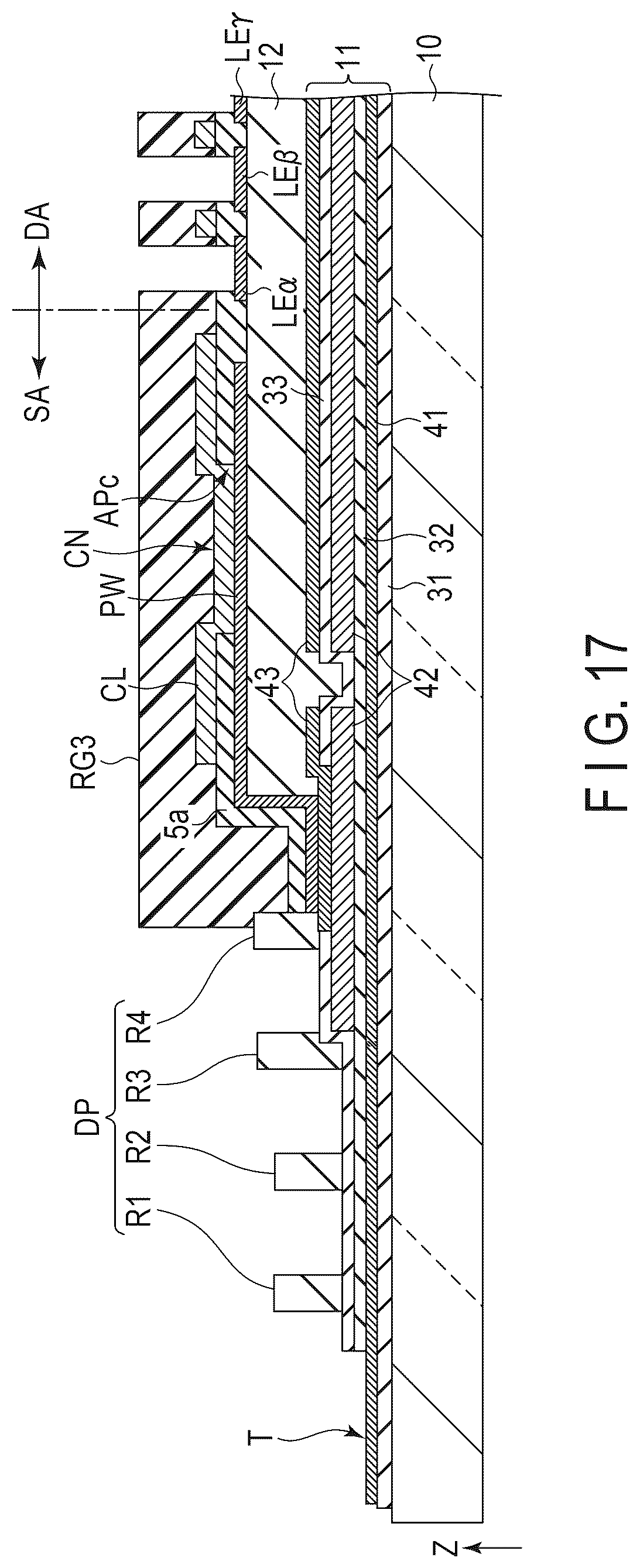 Patent US12433097 Figure 11 – Method of manufacturing display device