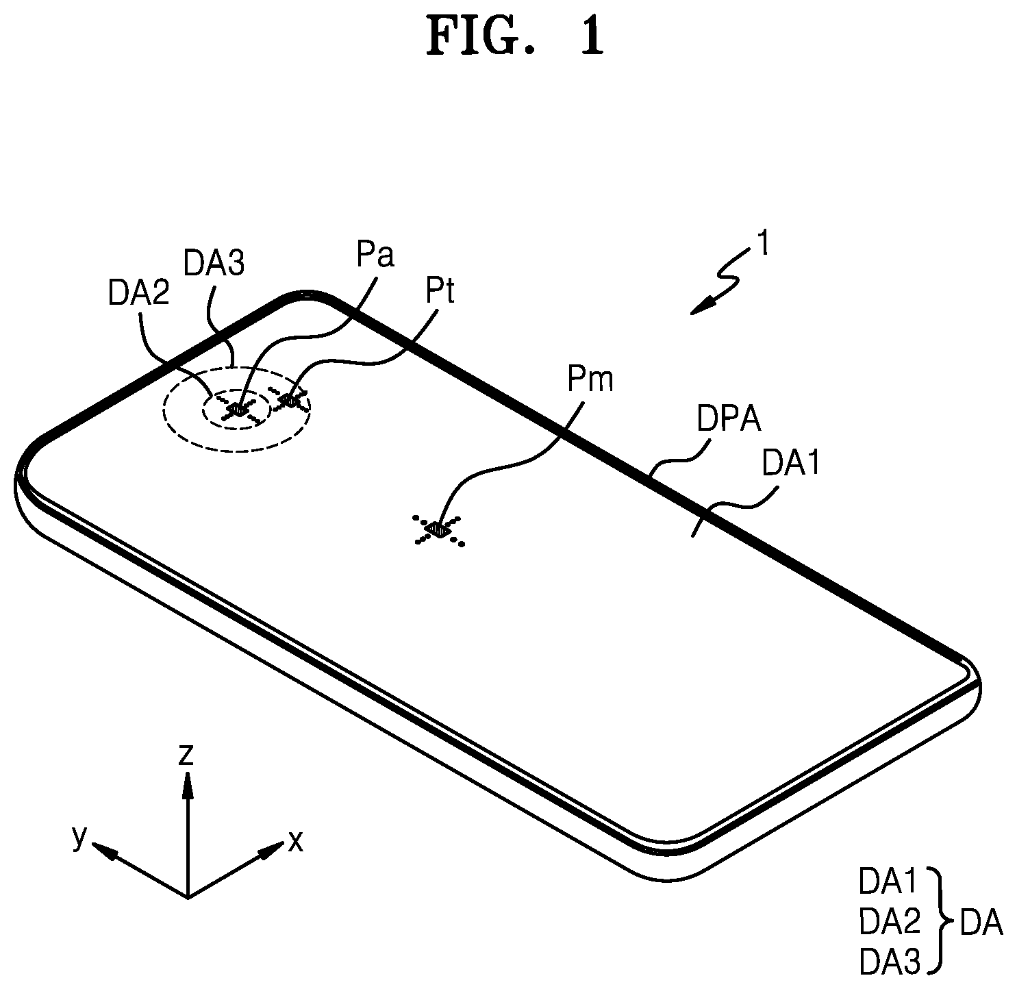 Patent US12433099 Figure 1 – Display panel and display apparatus including the same
