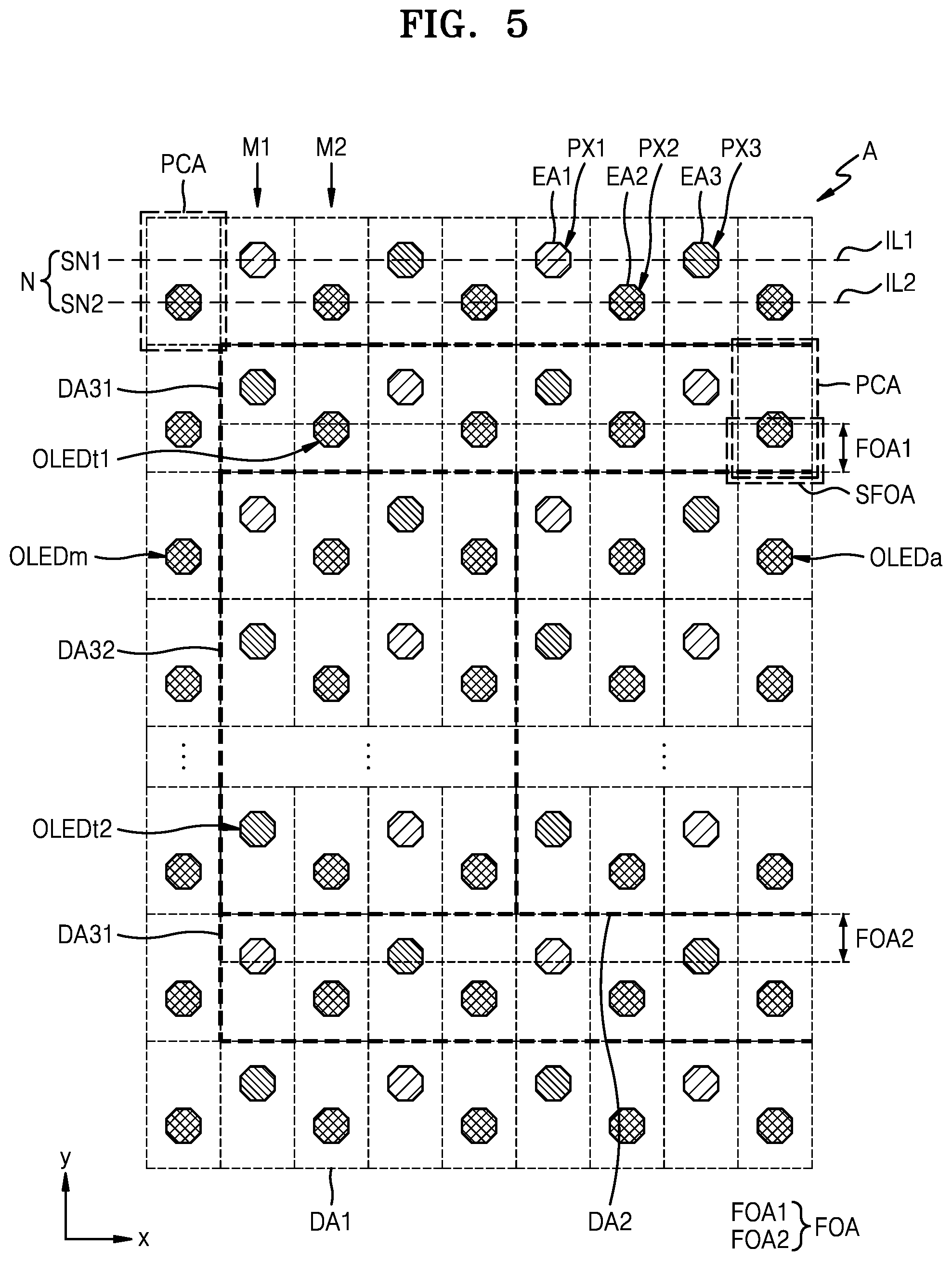 Patent US12433099 Figure 5 – Display panel and display apparatus including the same