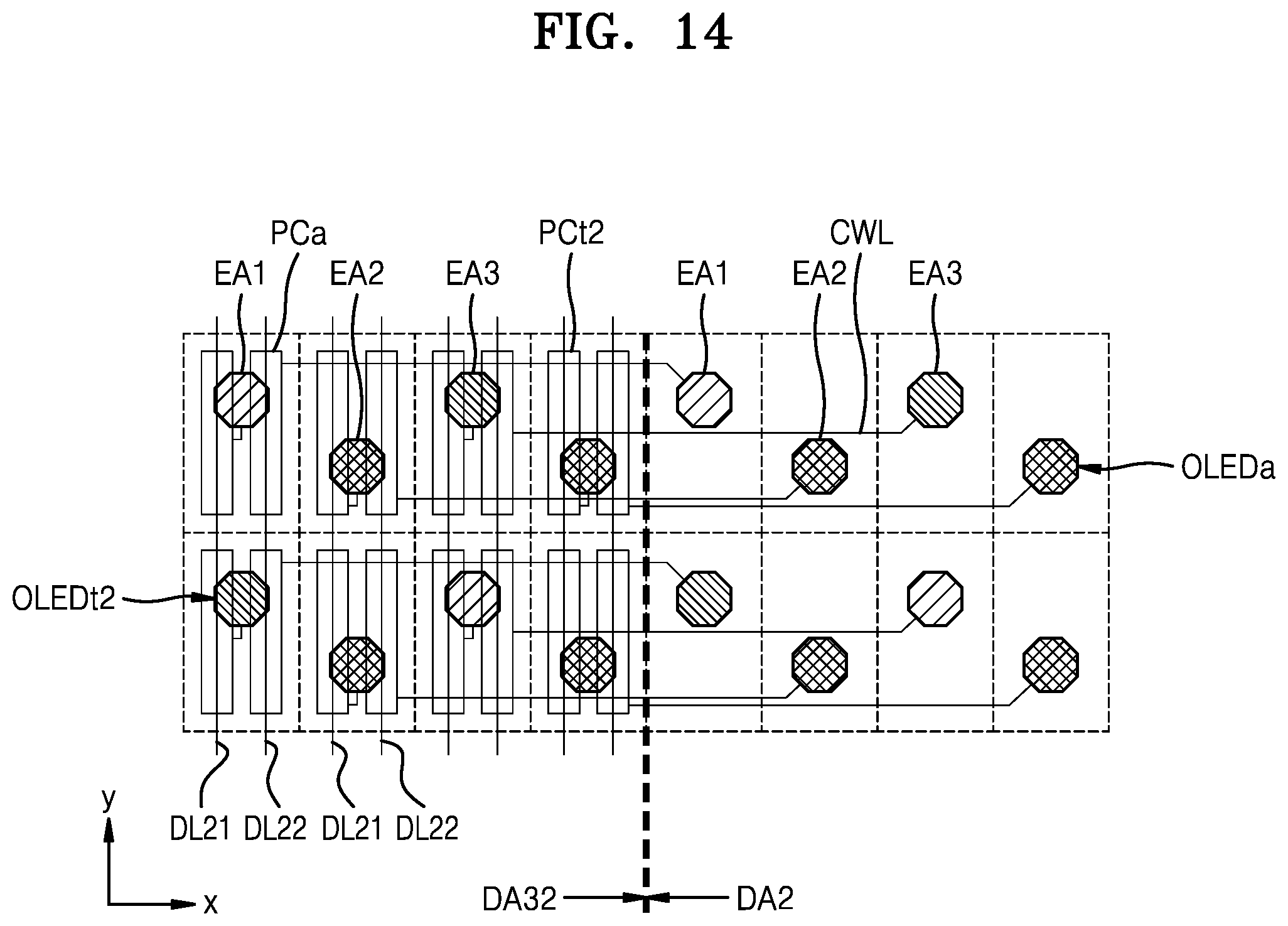 Patent US12433099 Figure 14 – Display panel and display apparatus including the same