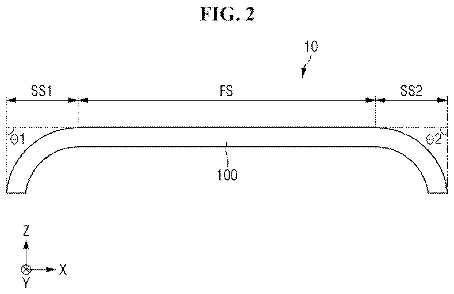 Patent US12433100 Figure 2 – Display device having crack prevention portions on a side portion and method of fabricating the same