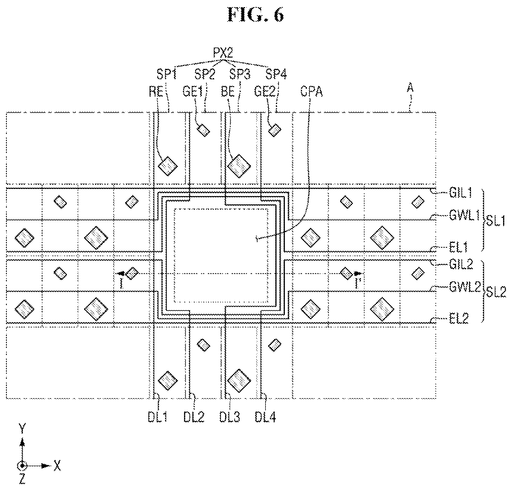 Patent US12433100 Figure 6 – Display device having crack prevention portions on a side portion and method of fabricating the same