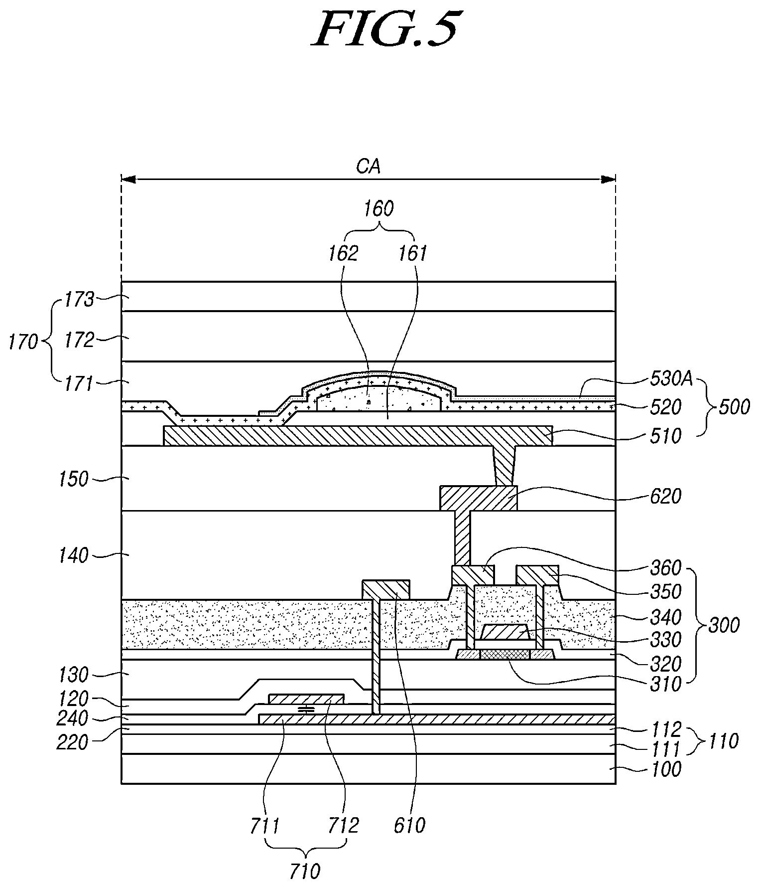 Patent US12433101 Figure 5 – Method of fabricating a display panel having at least one light-transmitting portion