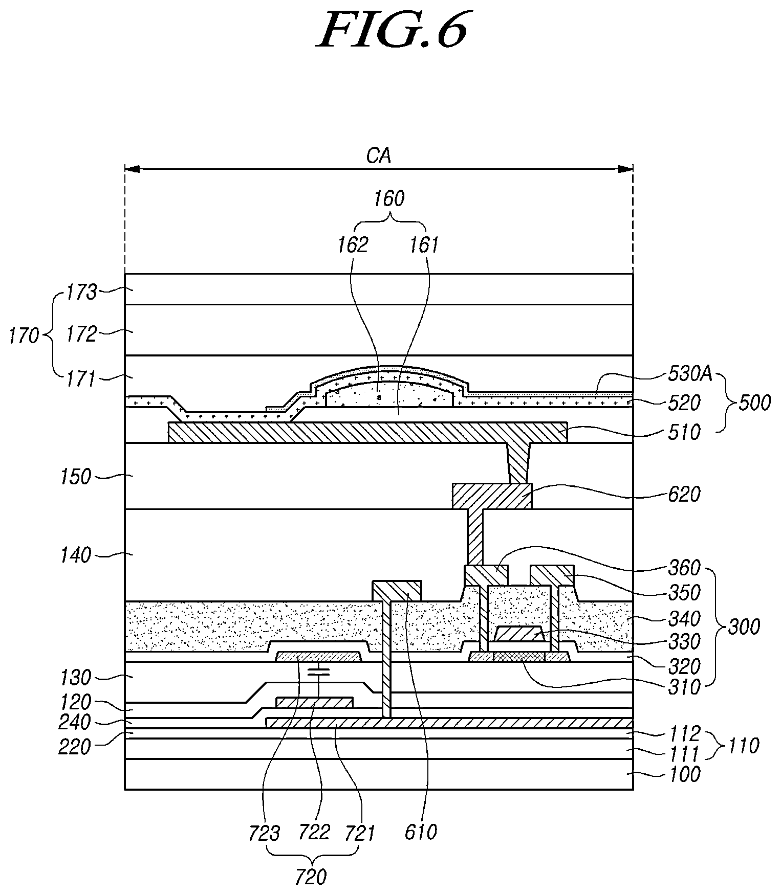 Patent US12433101 Figure 6 – Method of fabricating a display panel having at least one light-transmitting portion