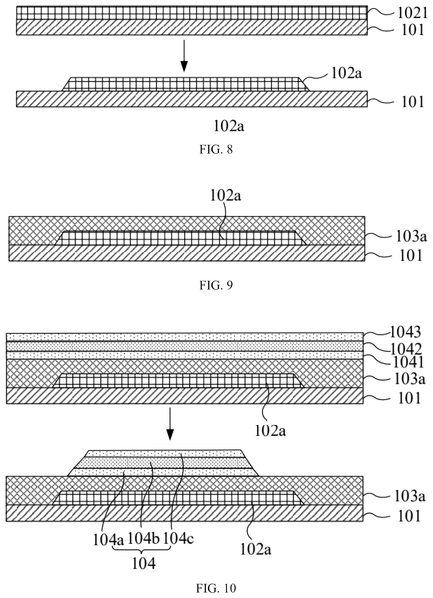 Patent US12433102 Figure 6 – Display panel and manufacturing method thereof