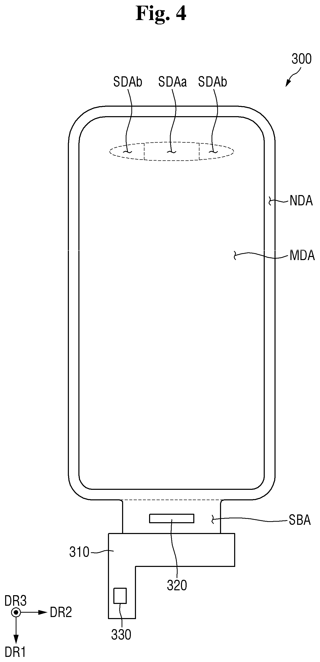 Patent US12433104 Figure 4 – Display device and method of manufacturing the same