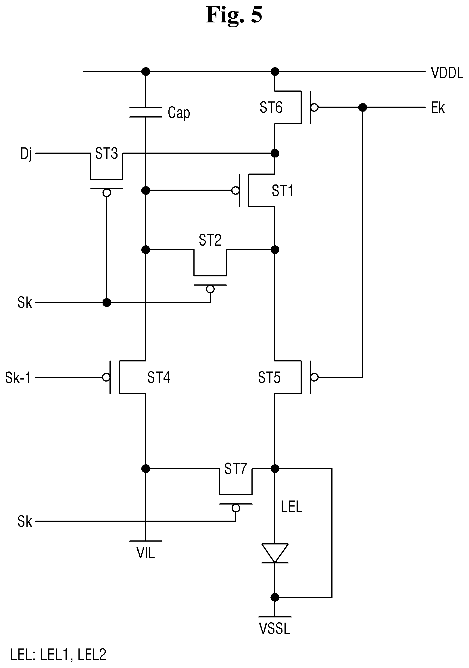 Patent US12433104 Figure 5 – Display device and method of manufacturing the same