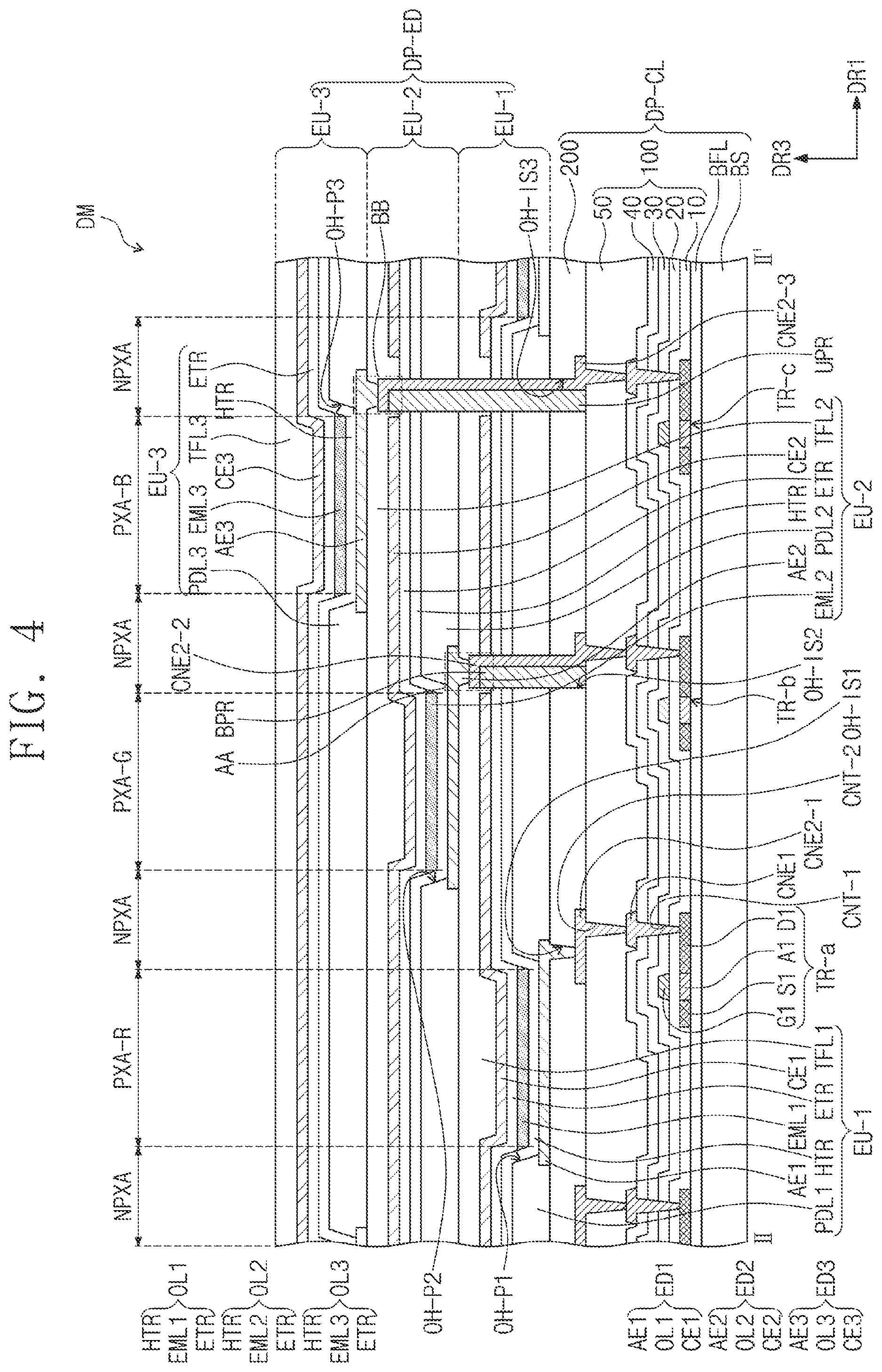 Patent US12433105 Figure 3 – Display device