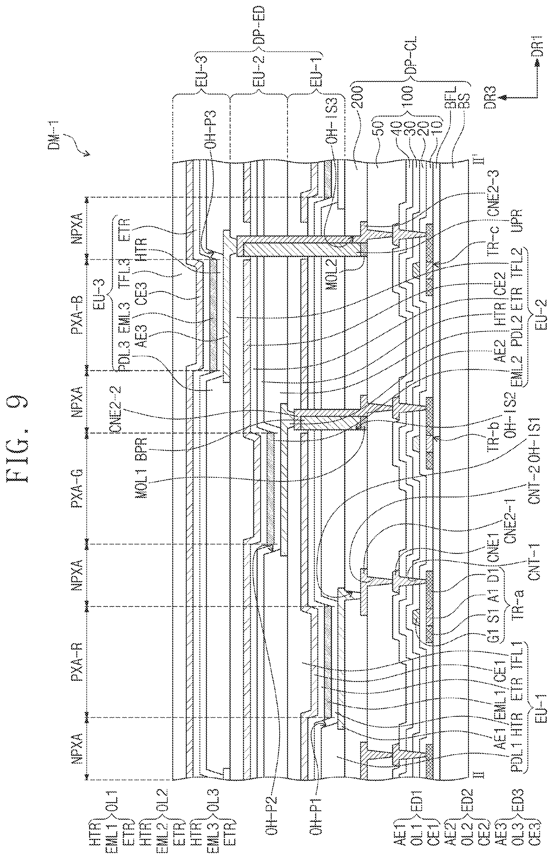 Patent US12433105 Figure 7 – Display device