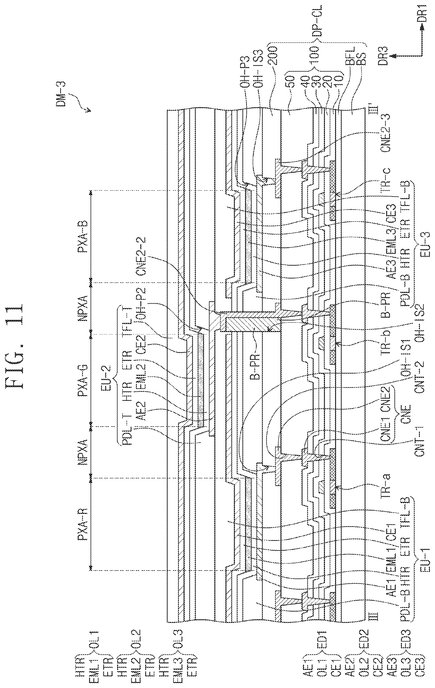 Patent US12433105 Figure 9 – Display device
