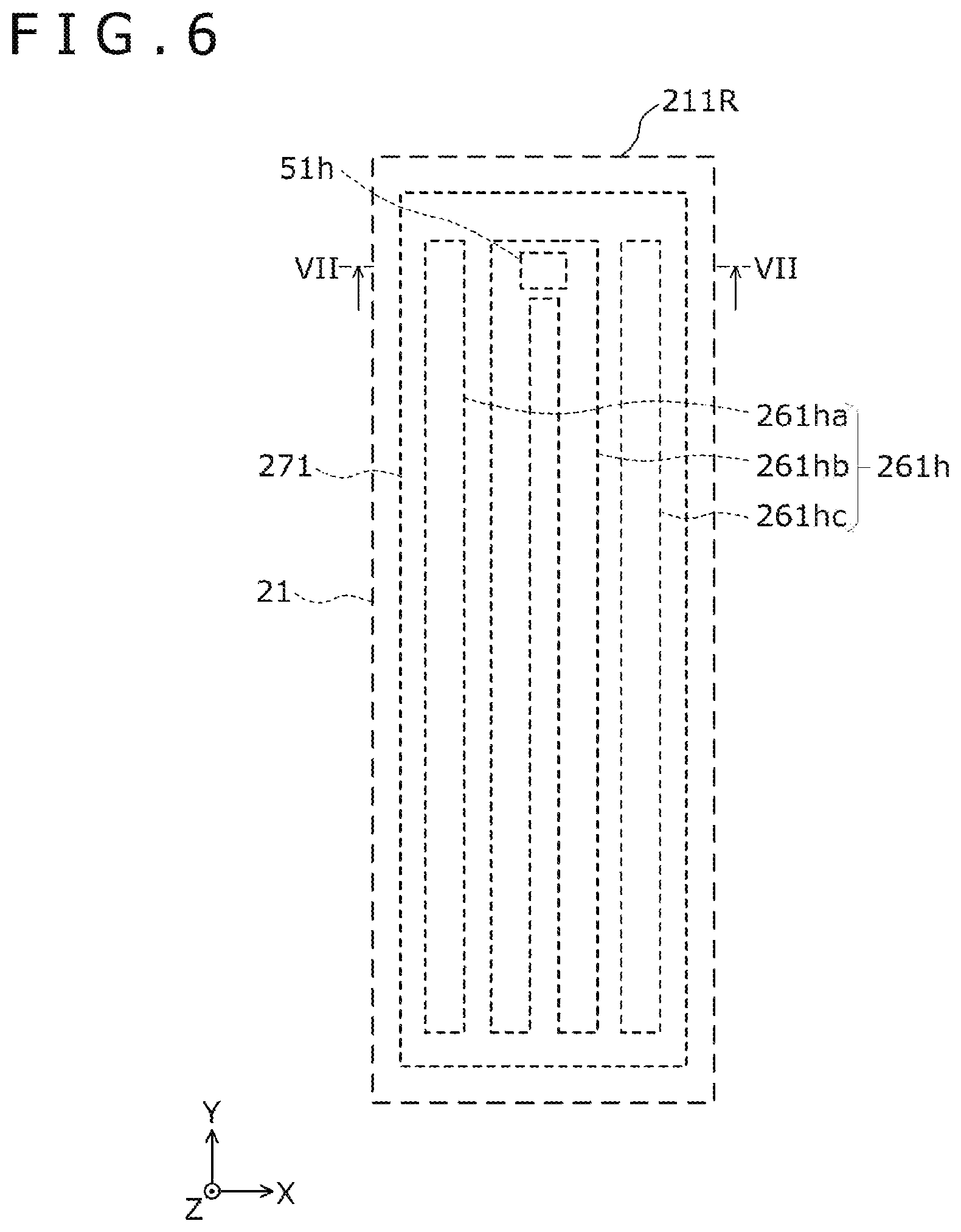 Patent US12433108 Figure 6 – Display apparatus including through portions penetrating barrier layers