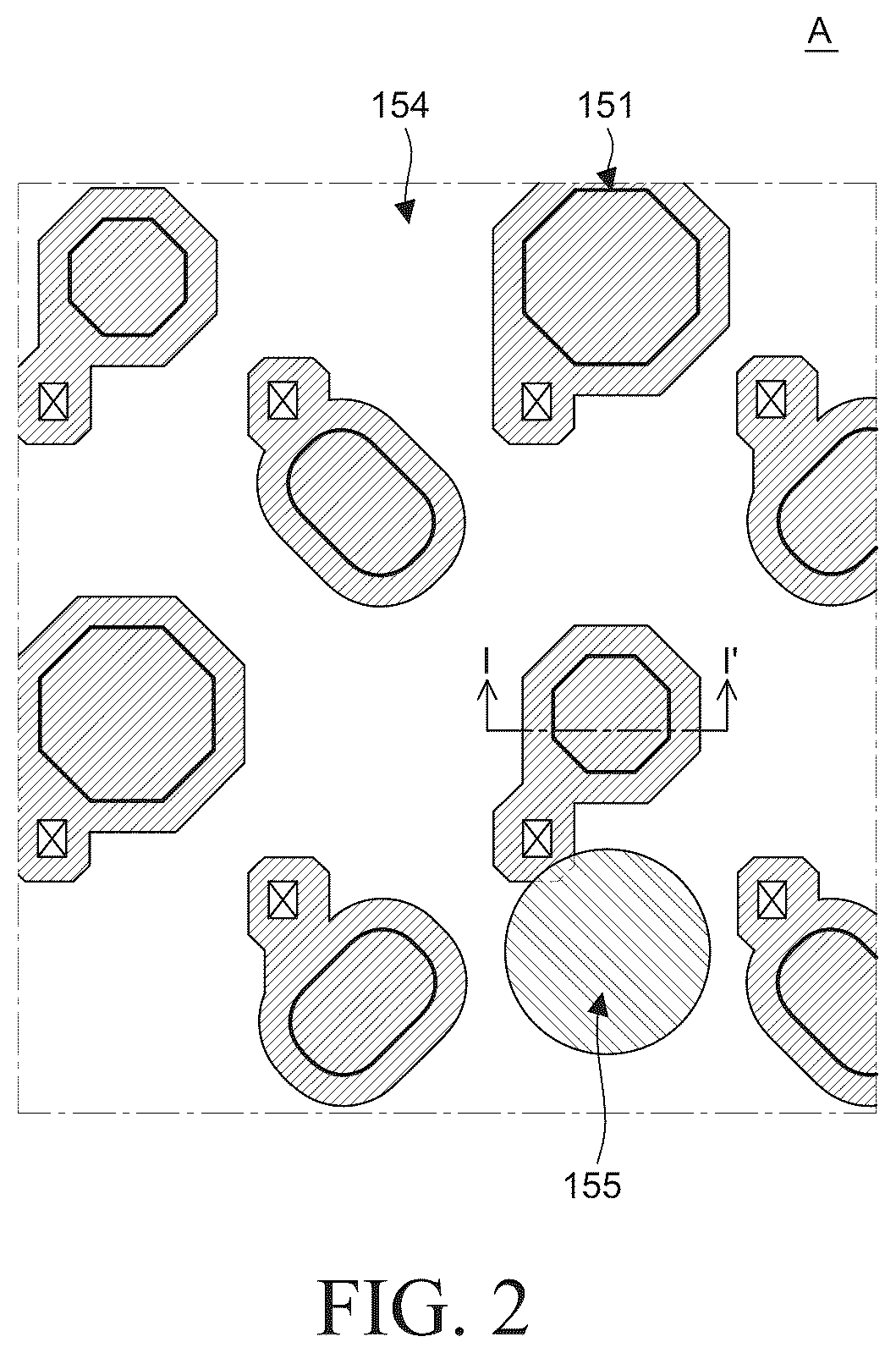 Patent US12433112 Figure 2 – Display device