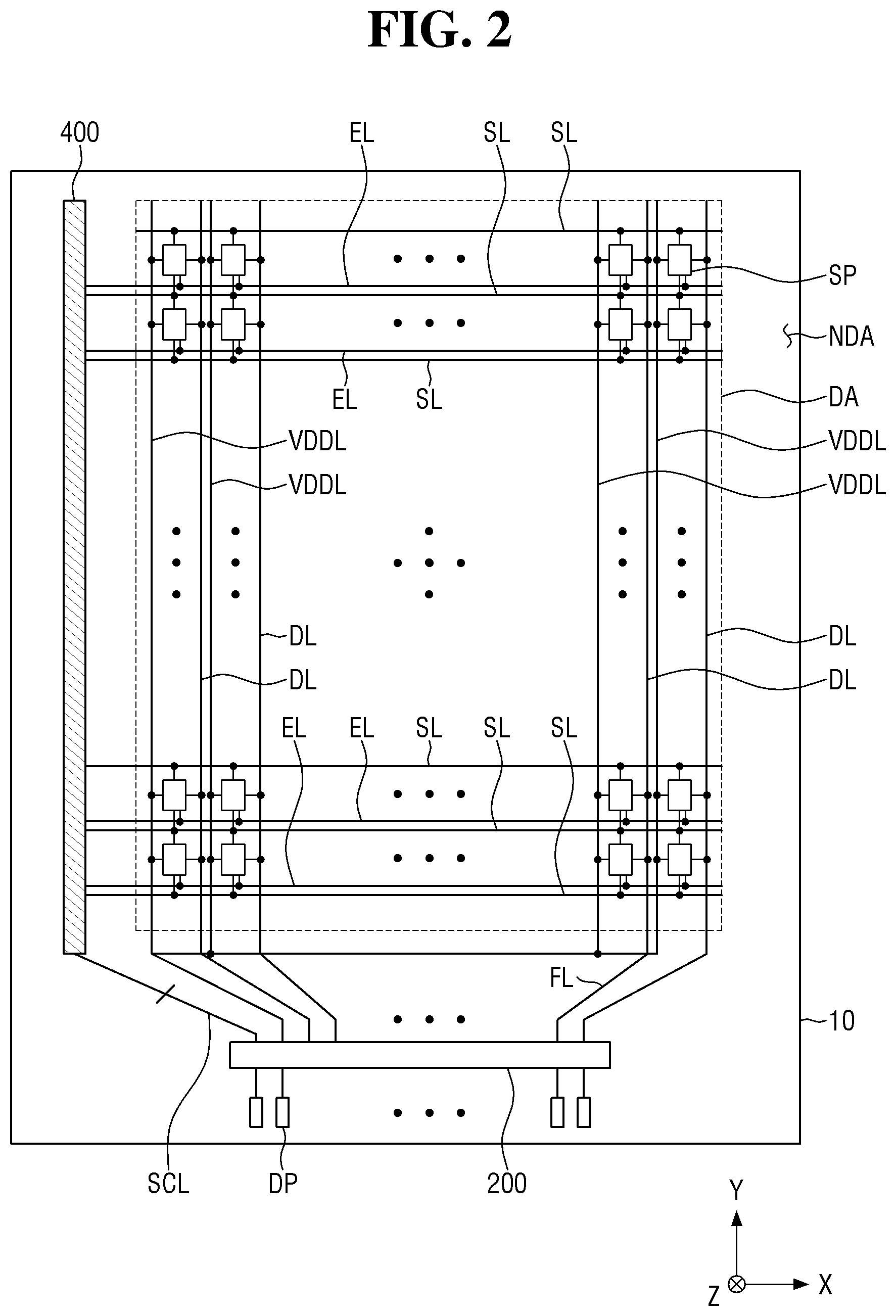 Patent US12433113 Figure 2 – Display device
