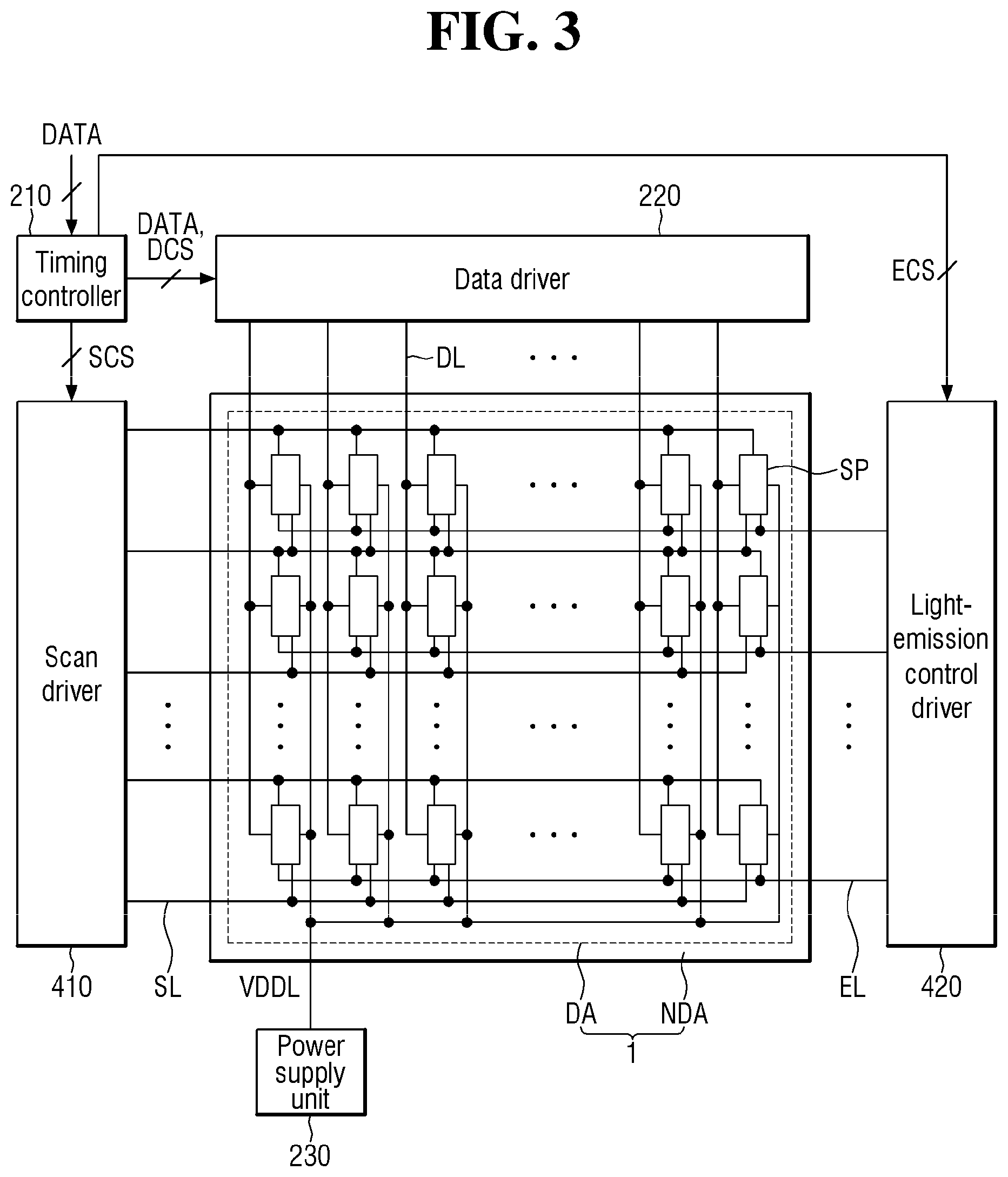 Patent US12433113 Figure 3 – Display device