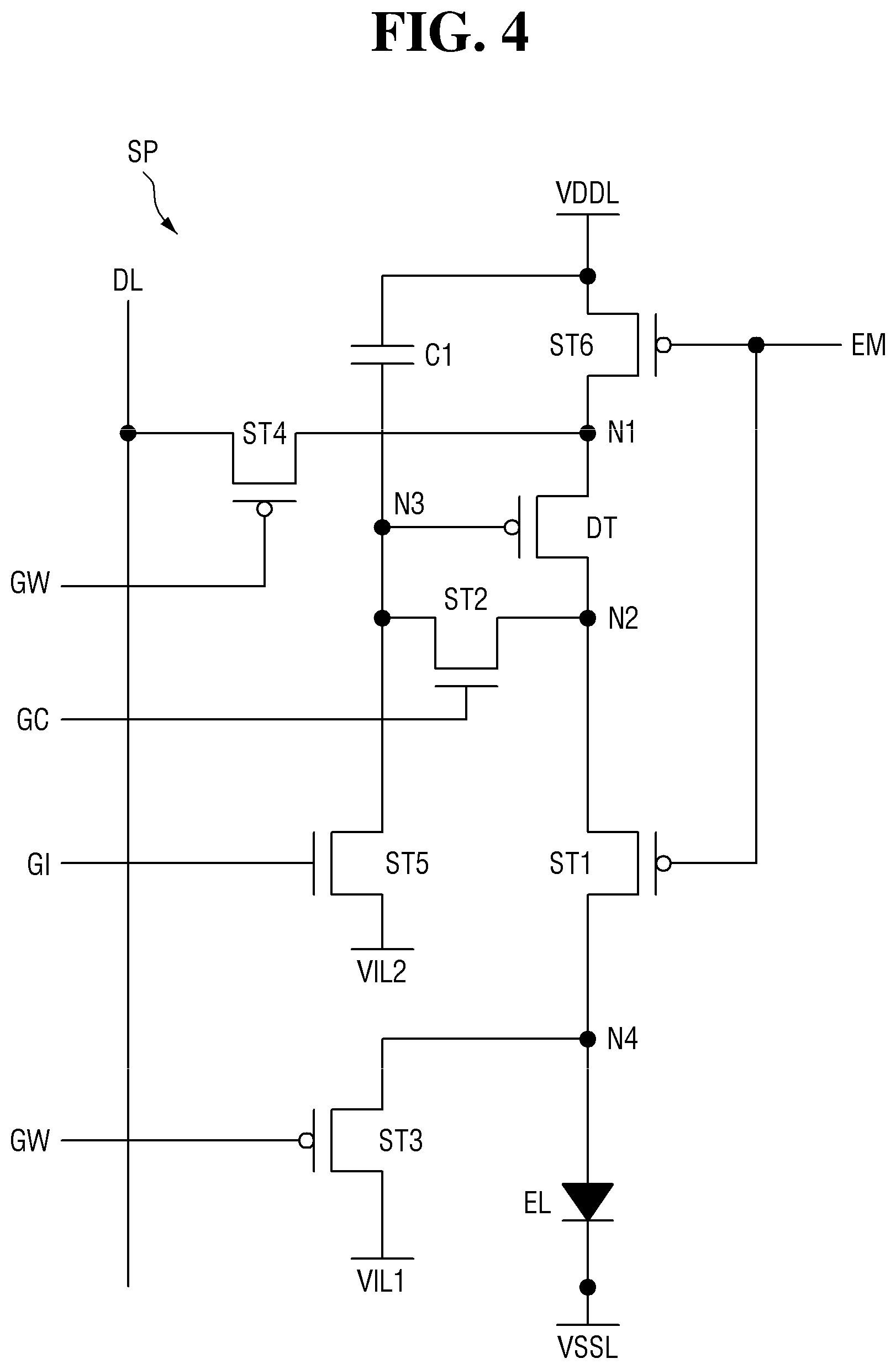 Patent US12433113 Figure 4 – Display device