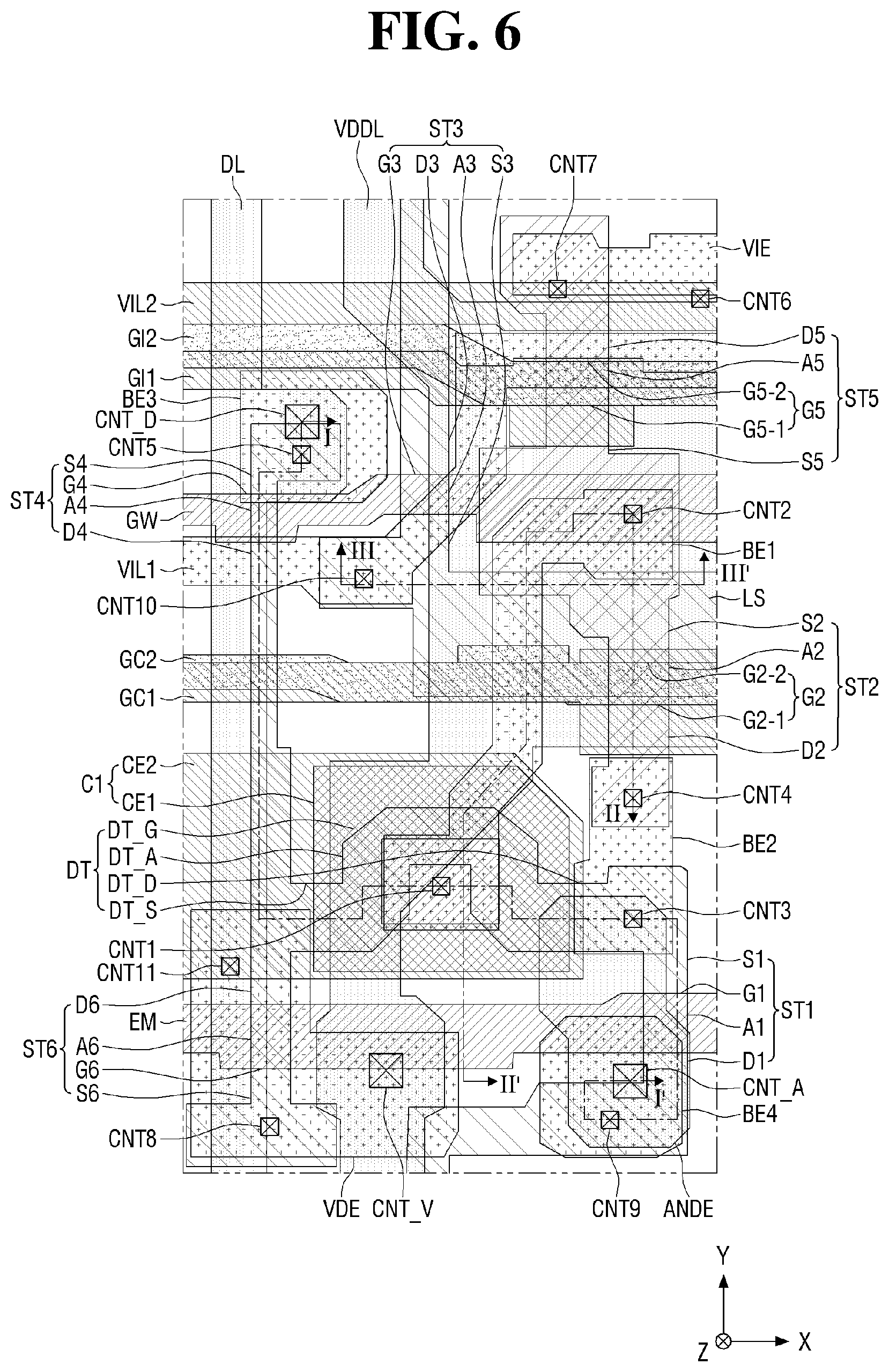 Patent US12433113 Figure 6 – Display device