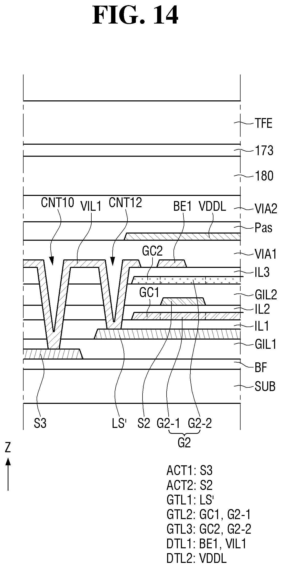 Patent US12433113 Figure 14 – Display device