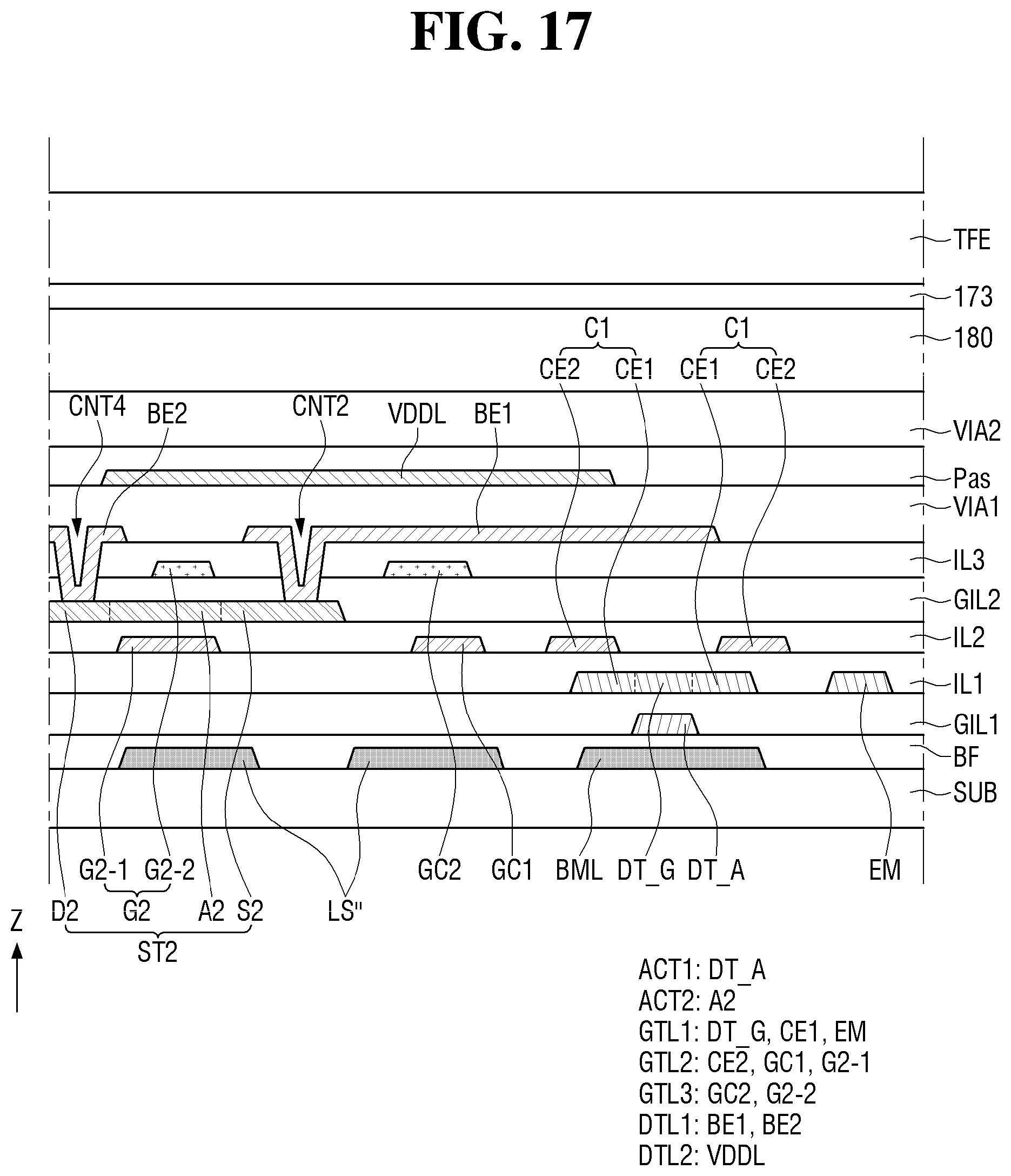 Patent US12433113 Figure 17 – Display device