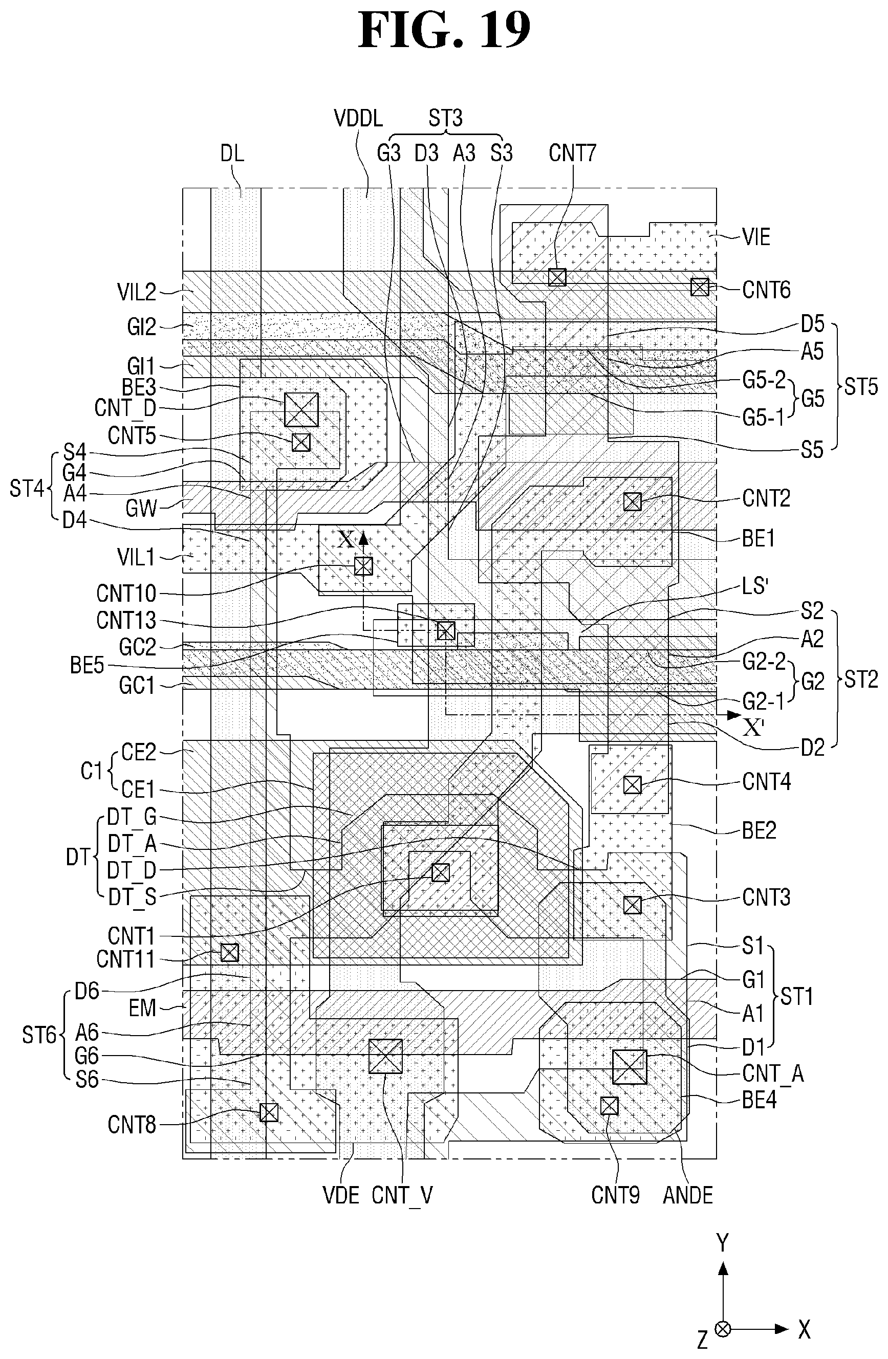 Patent US12433113 Figure 19 – Display device