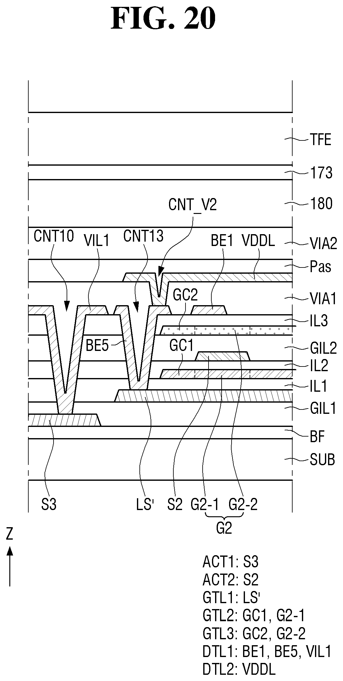 Patent US12433113 Figure 20 – Display device