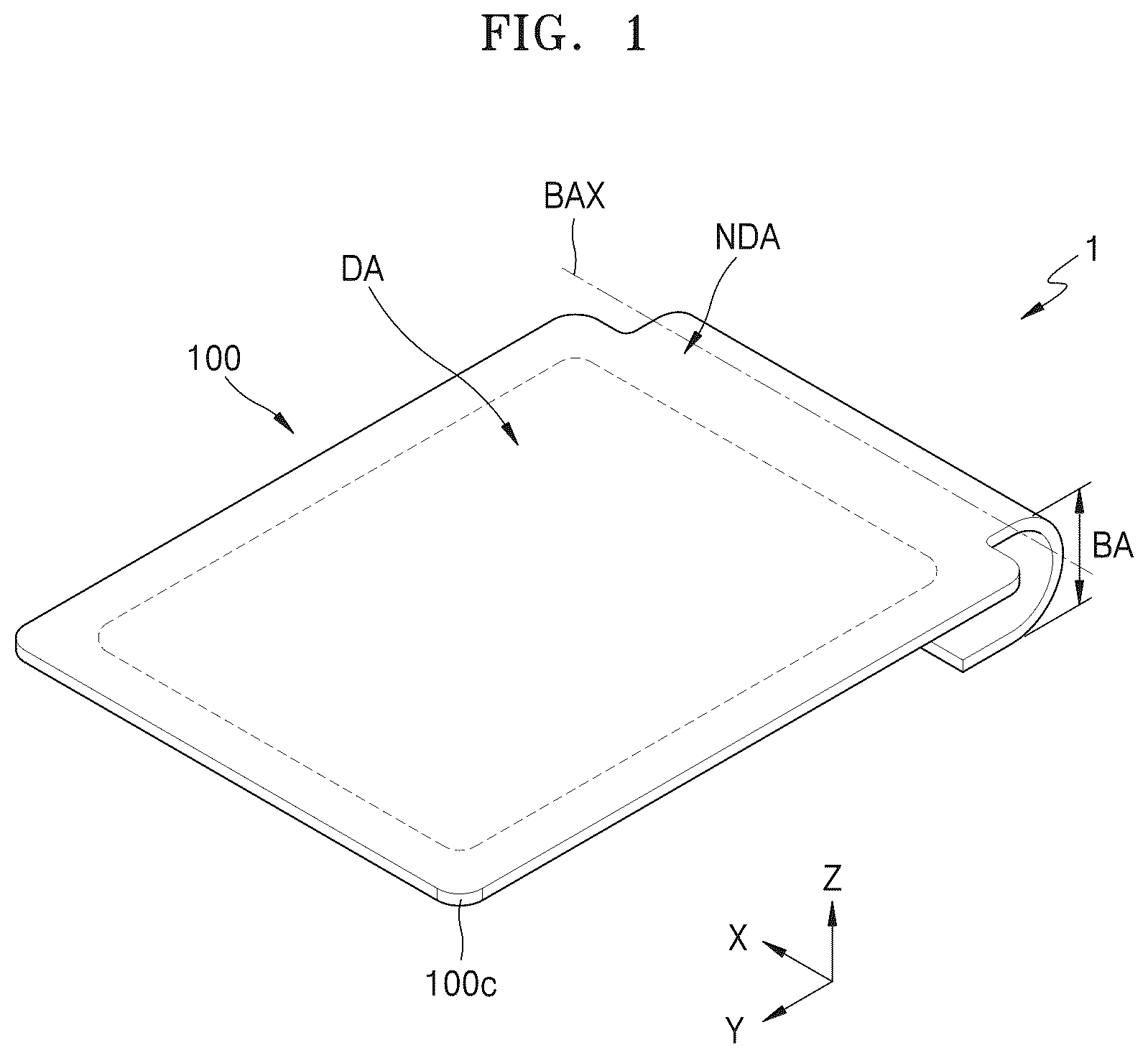 Patent US12433114 Figure 1 – Display apparatus
