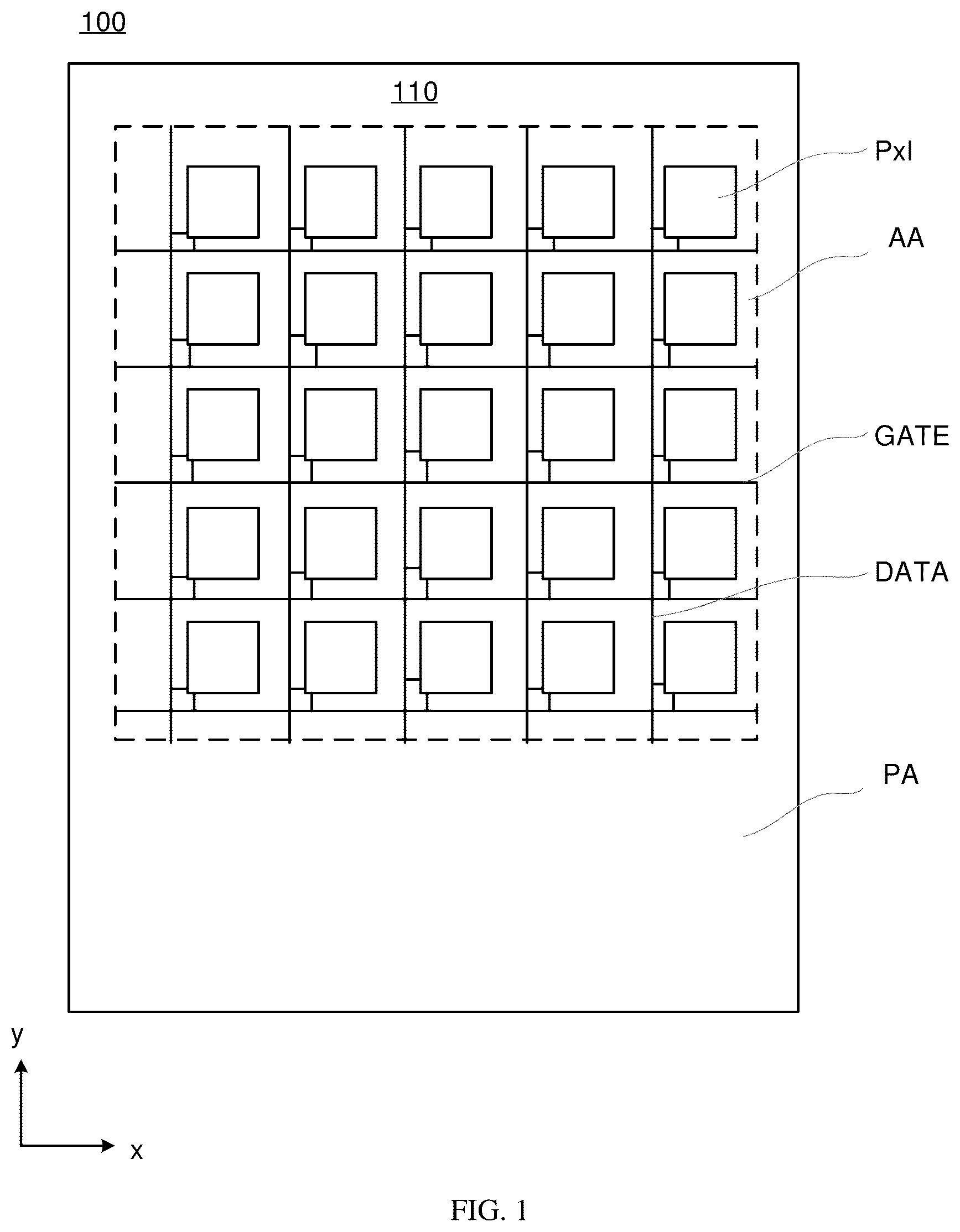 Patent US12433115 Figure 1 – Display substrate and display panel with overlapping conductor layer in peripheral area