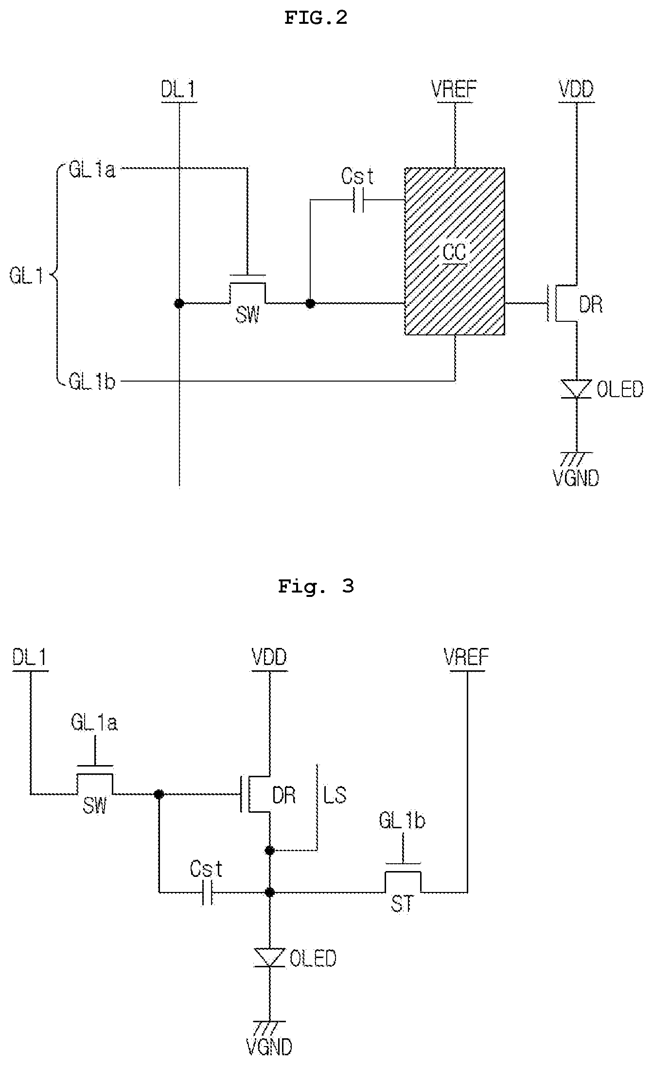 Patent US12433118 Figure 2 – Organic light-emitting display device including conductive lines having inclined surface