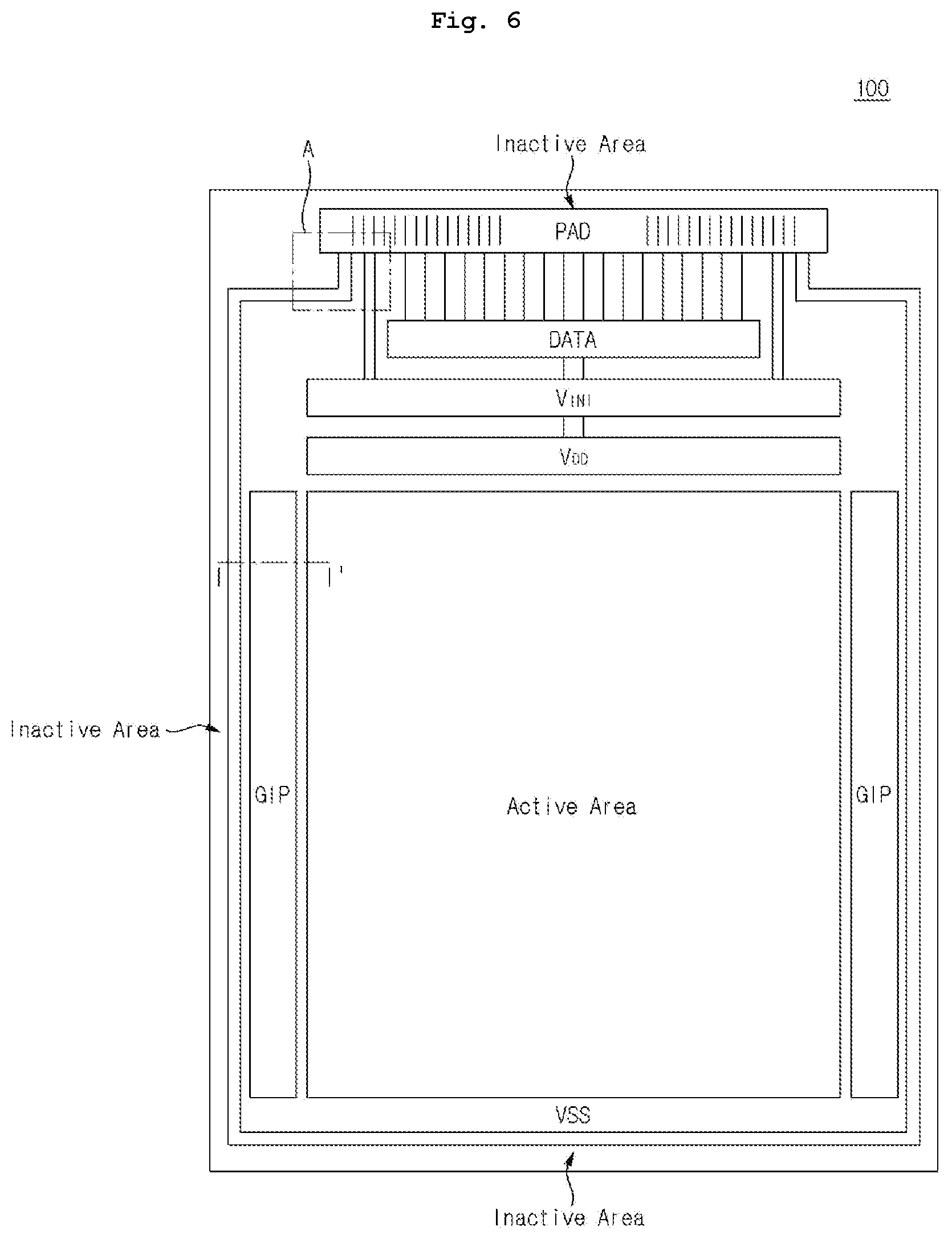 Patent US12433118 Figure 4 – Organic light-emitting display device including conductive lines having inclined surface