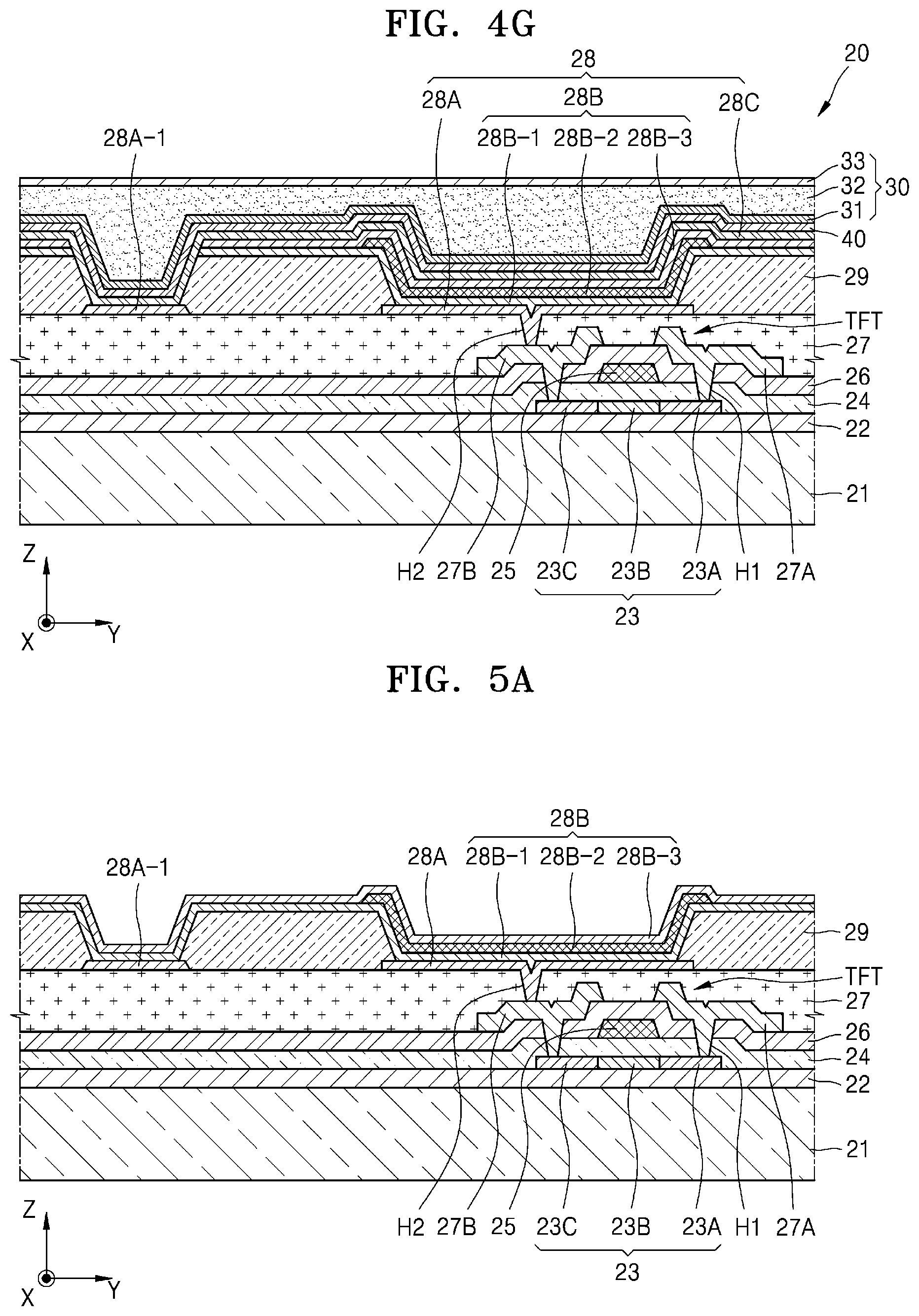Patent US12433121 Figure 7 – Display device and method of manufacturing the same