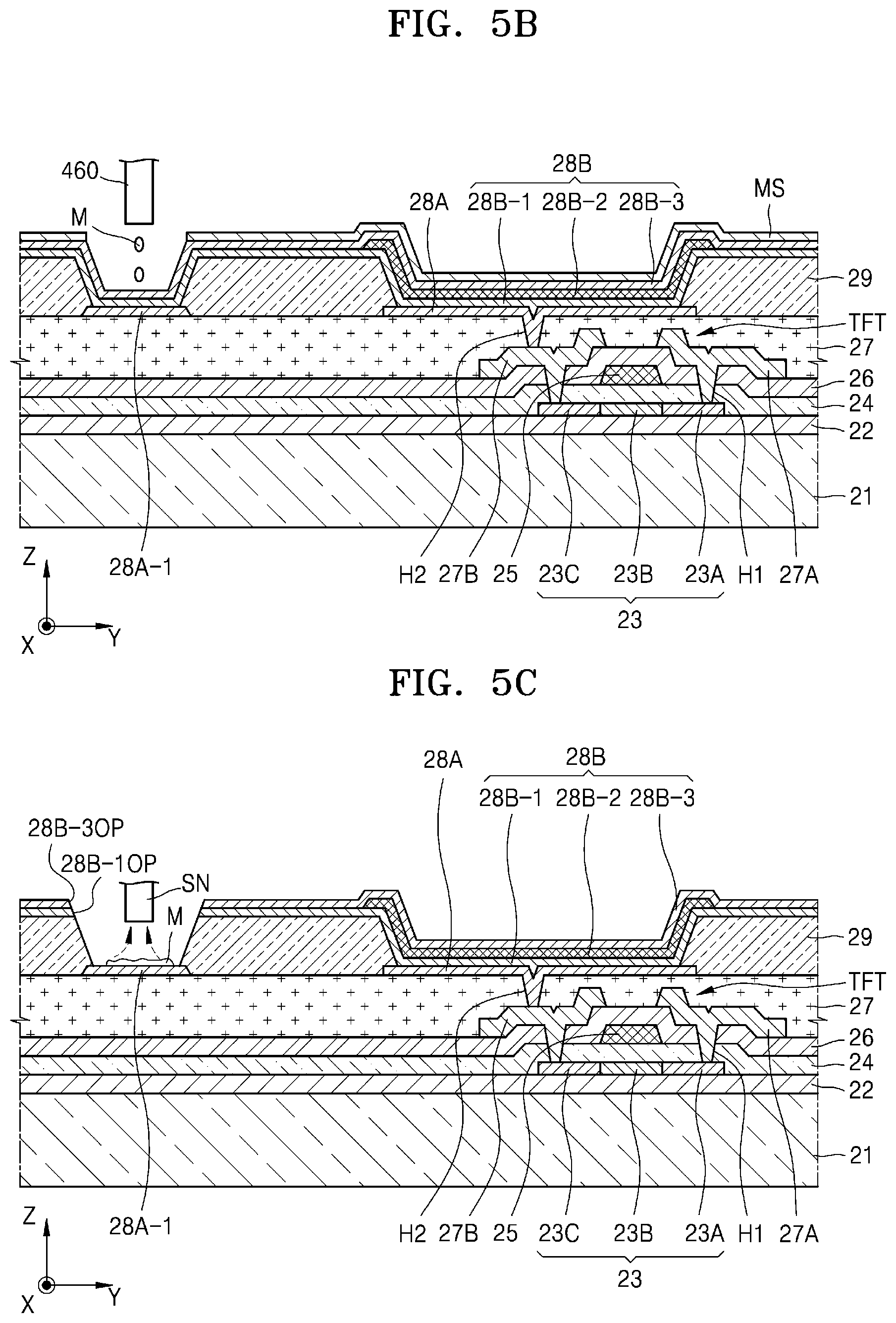 Patent US12433121 Figure 8 – Display device and method of manufacturing the same
