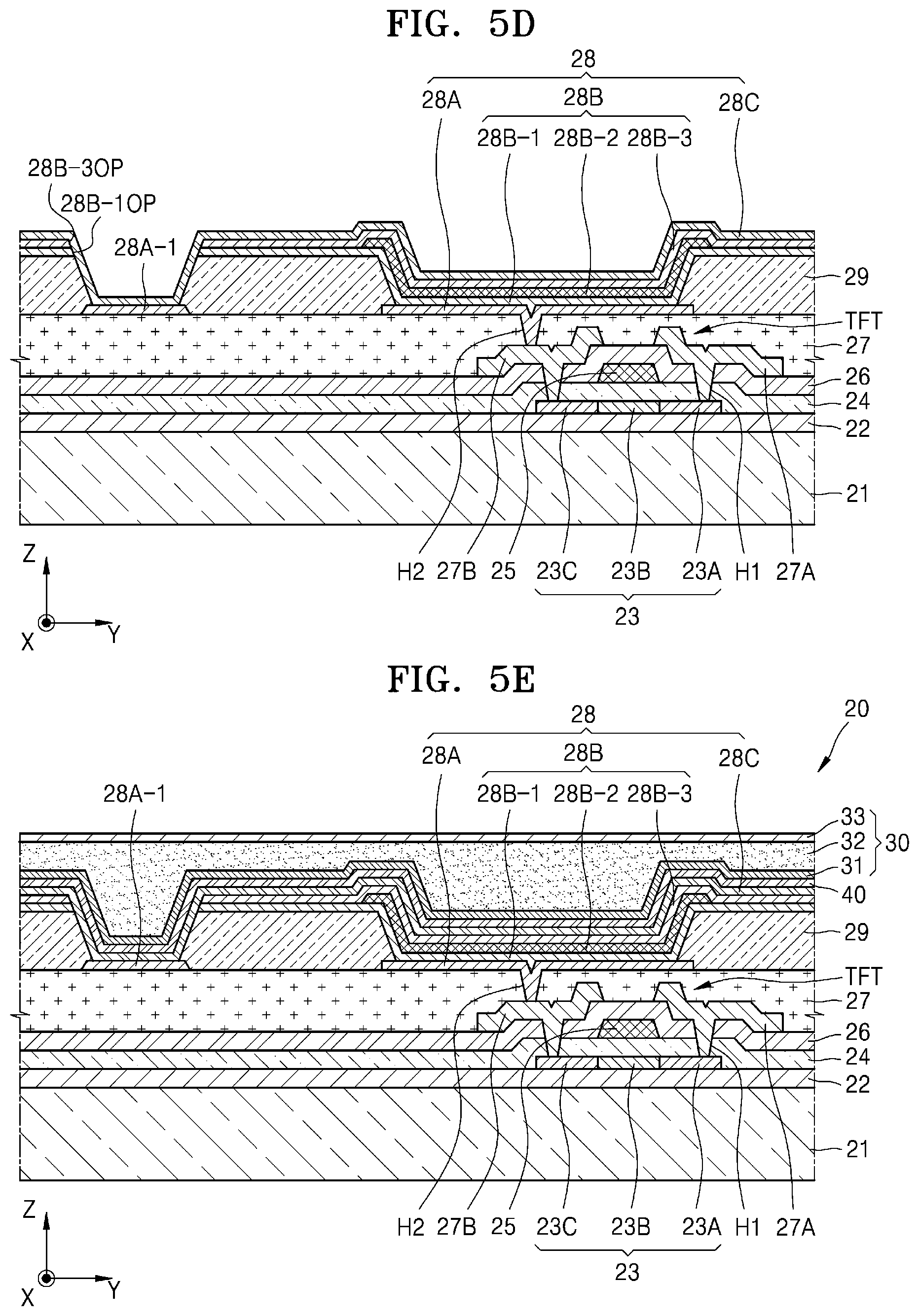 Patent US12433121 Figure 9 – Display device and method of manufacturing the same