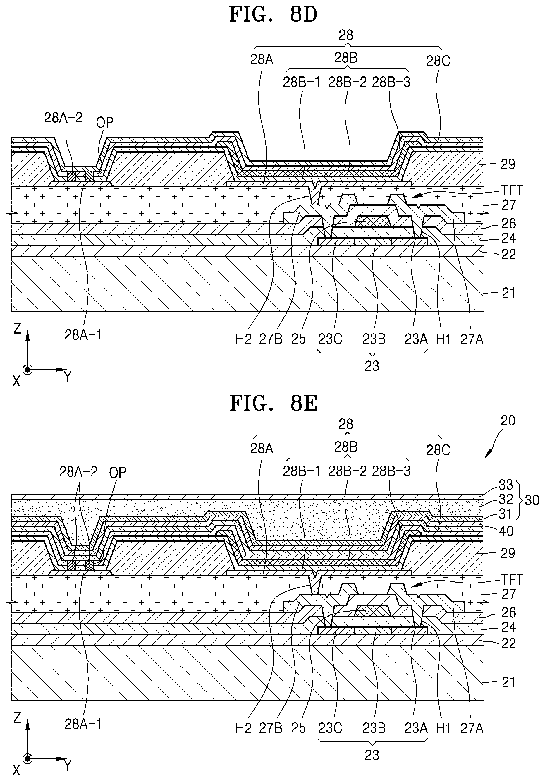 Patent US12433121 Figure 15 – Display device and method of manufacturing the same