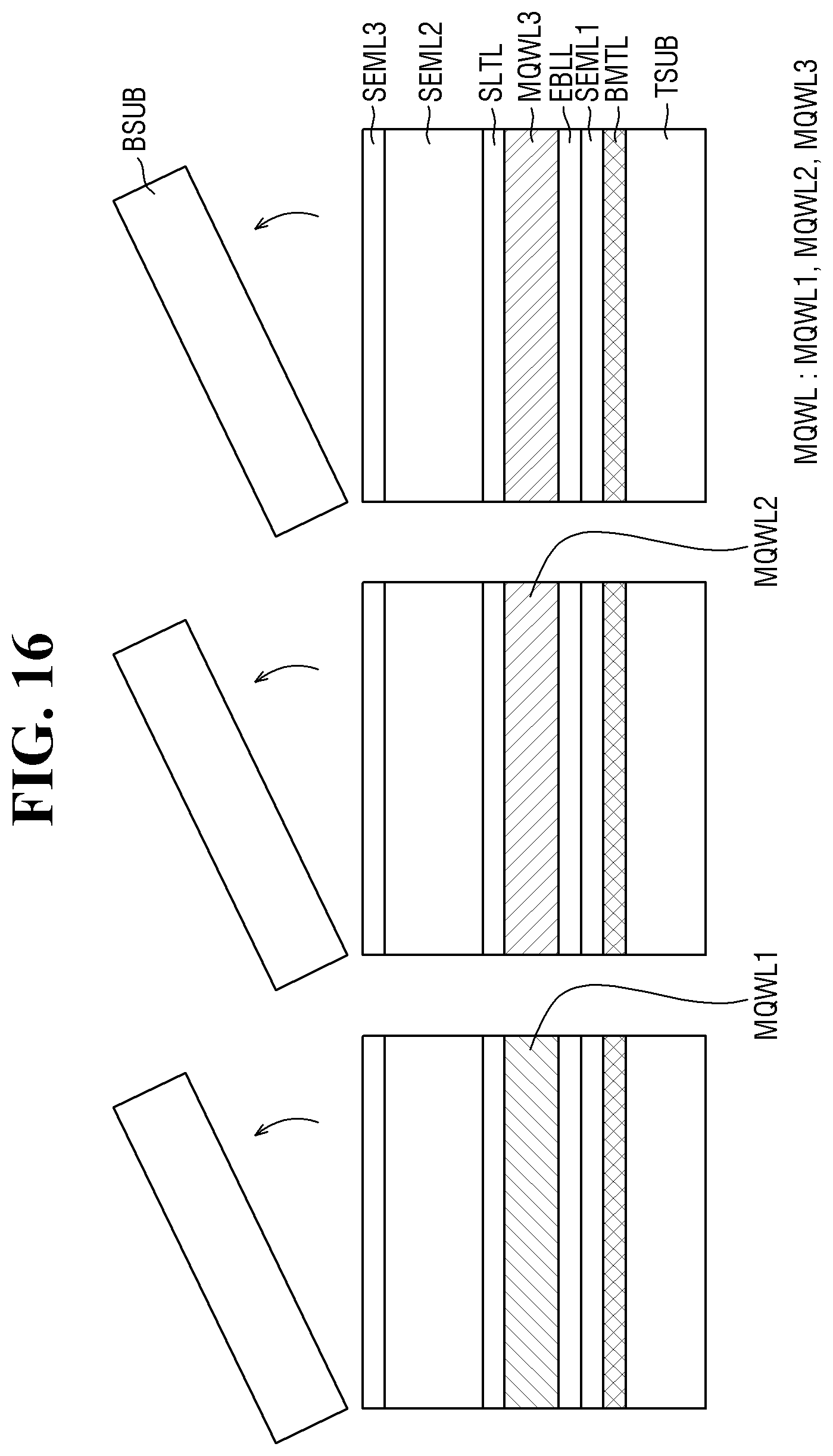 Patent US12433122 Figure 16 – Display device including light emitting elements selectively electrically connected to emit light