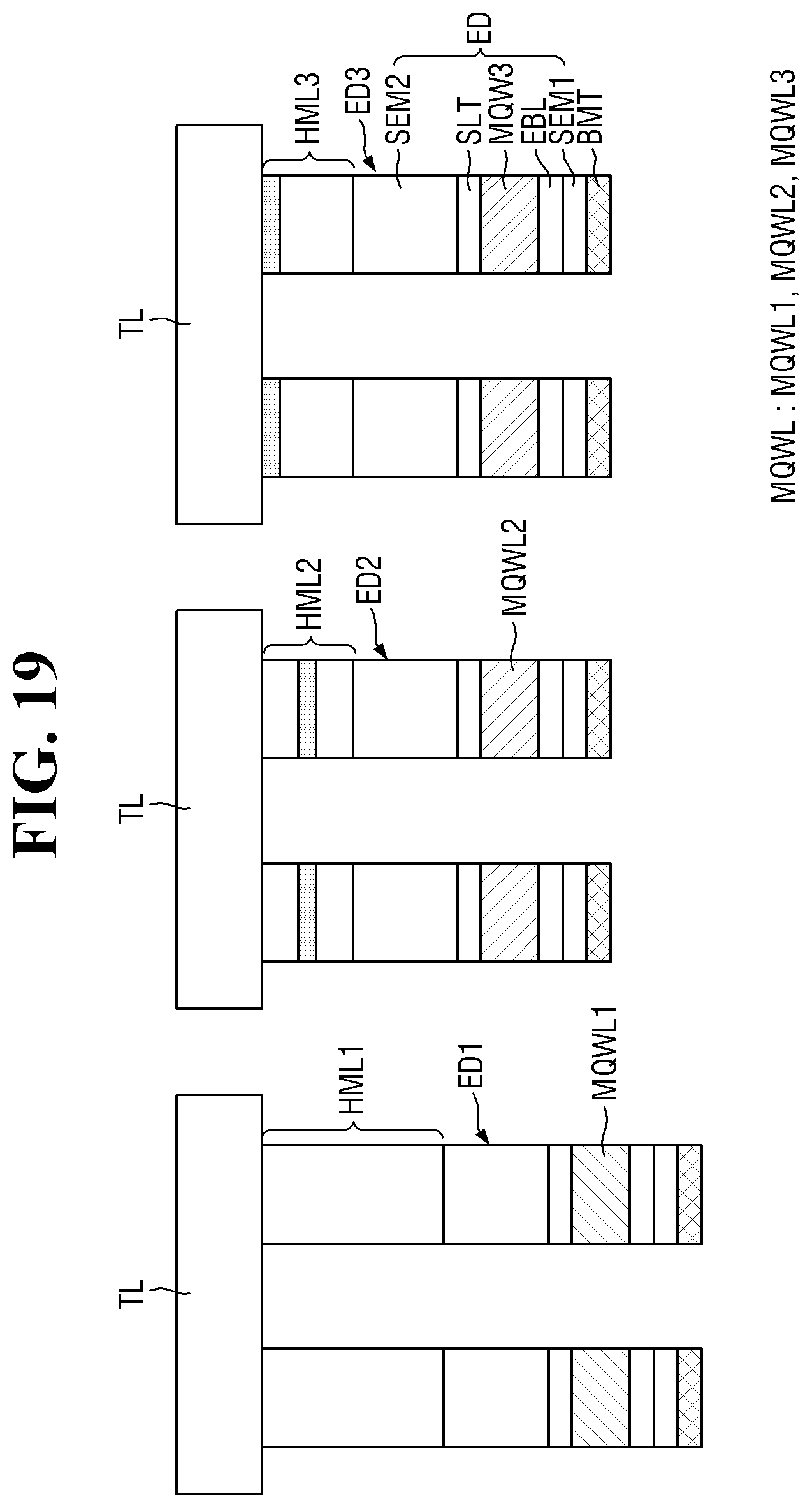 Patent US12433122 Figure 19 – Display device including light emitting elements selectively electrically connected to emit light