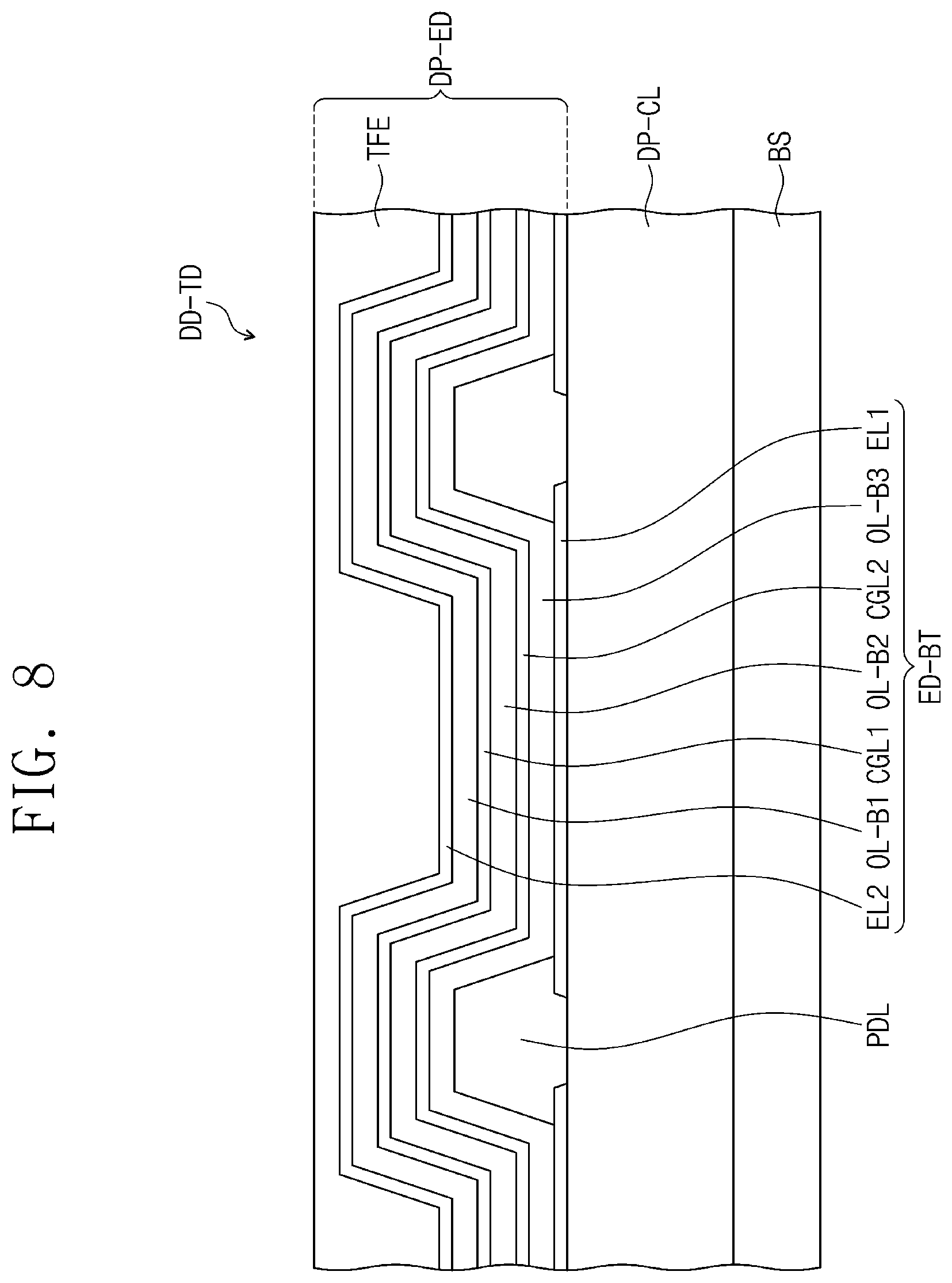 Patent US12433123 Figure 6 – Organic electroluminescence device
