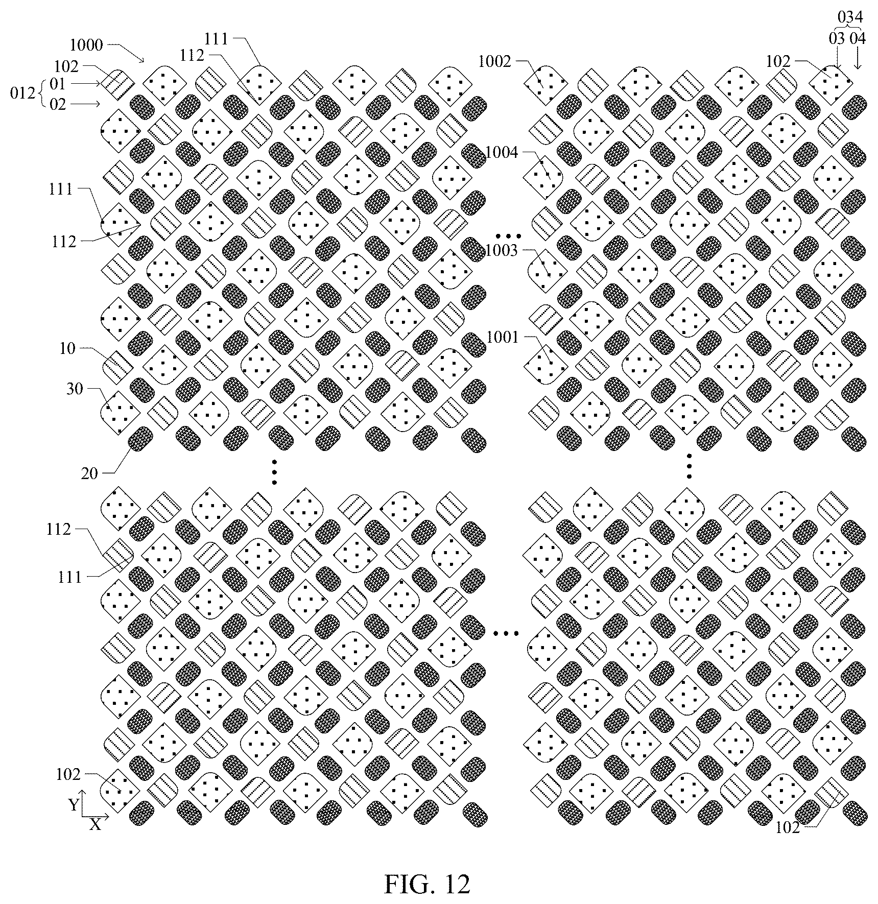 Patent US12433124 Figure 11 – Display substrate and display device