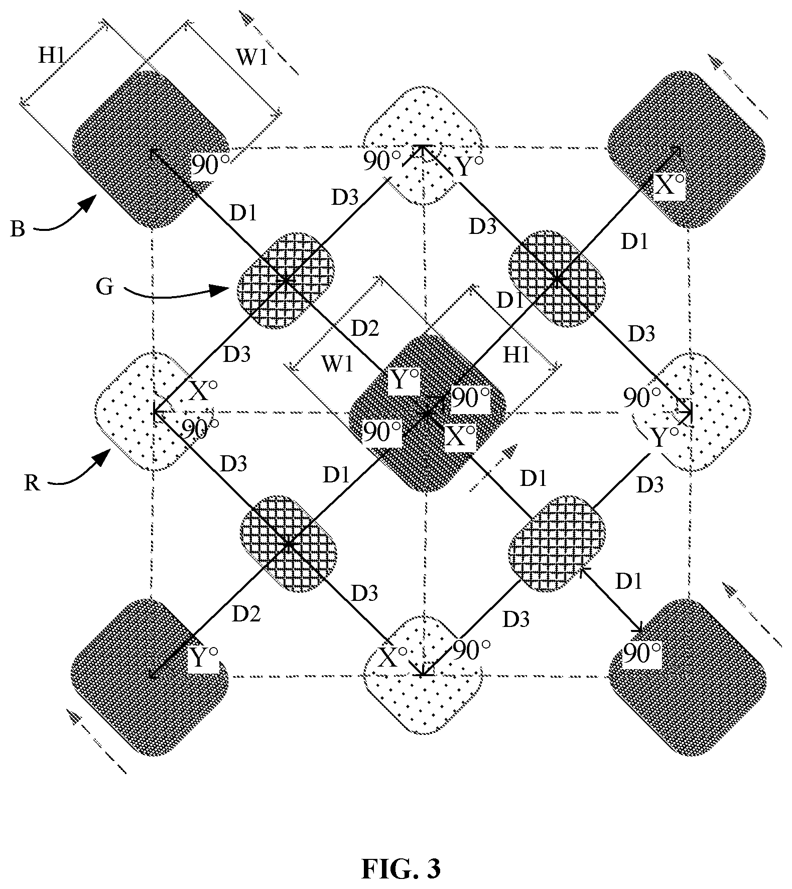Patent US12433127 Figure 3 – Display substrate, display device and high-precision metal mask