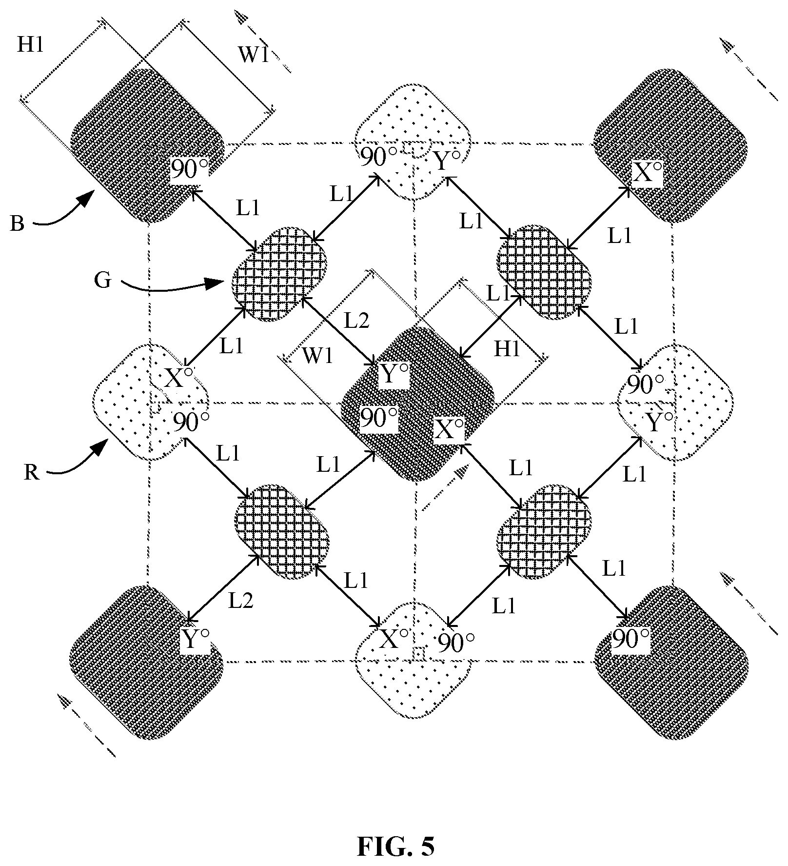Patent US12433127 Figure 5 – Display substrate, display device and high-precision metal mask