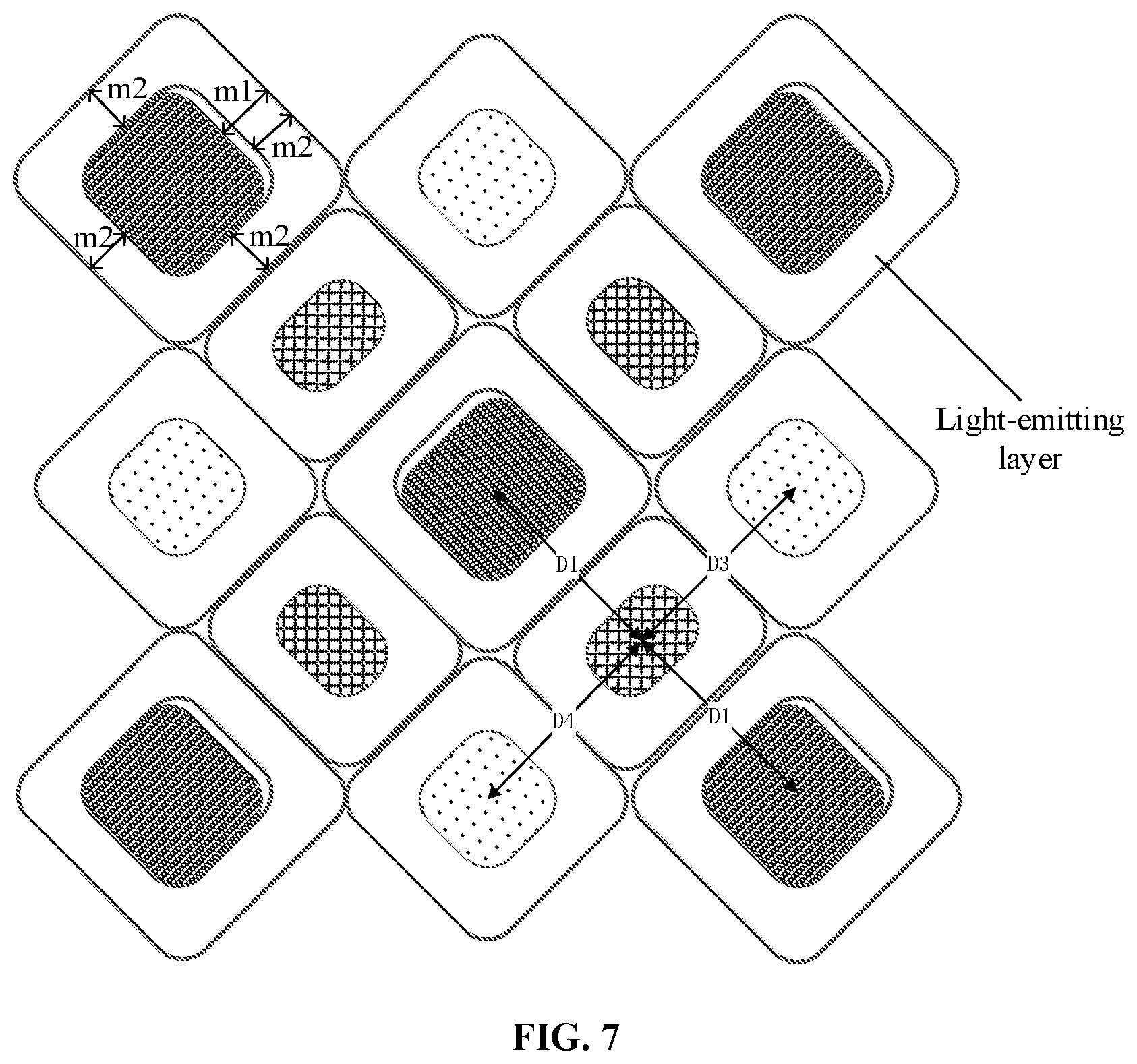 Patent US12433127 Figure 7 – Display substrate, display device and high-precision metal mask