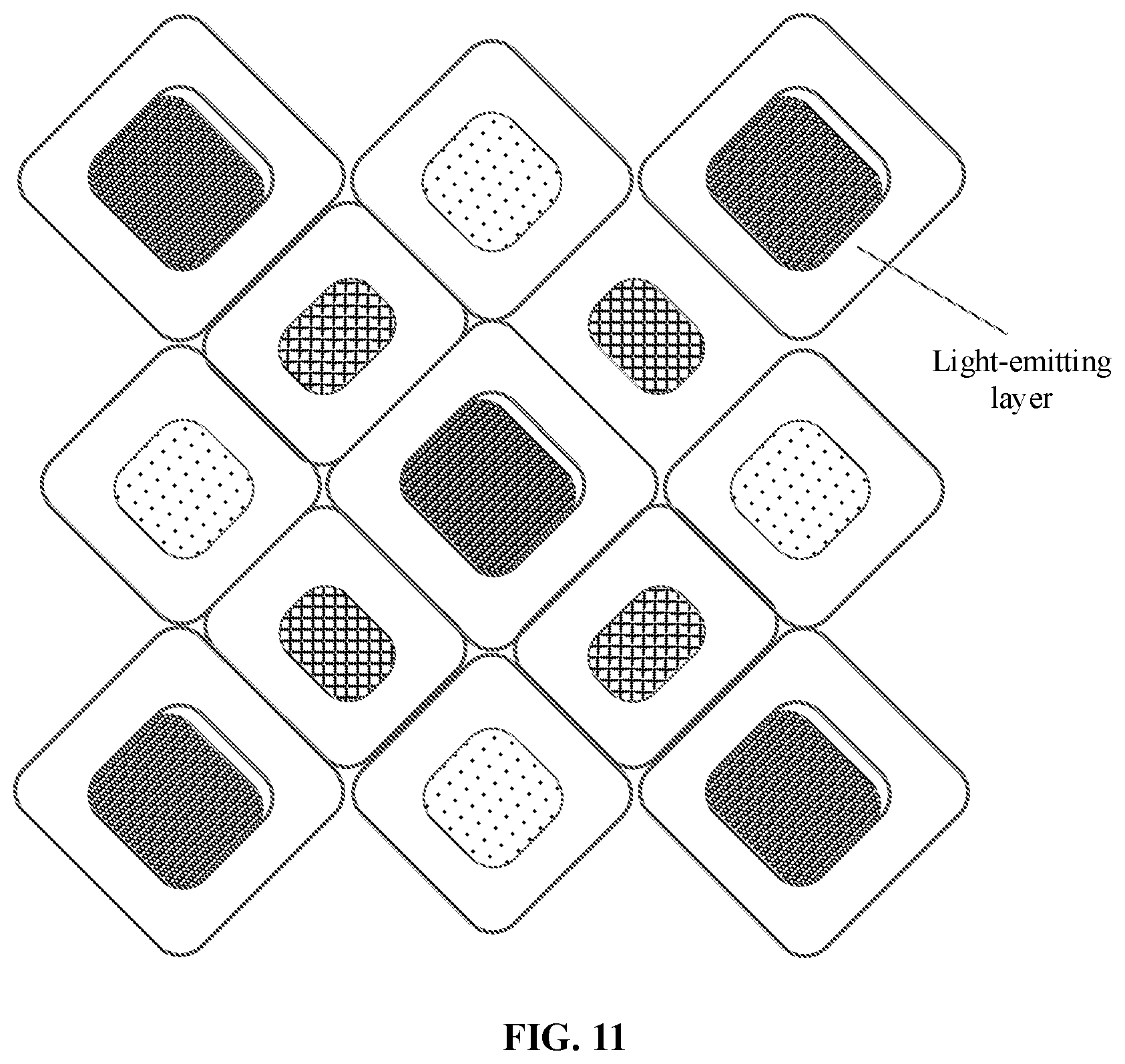 Patent US12433127 Figure 11 – Display substrate, display device and high-precision metal mask