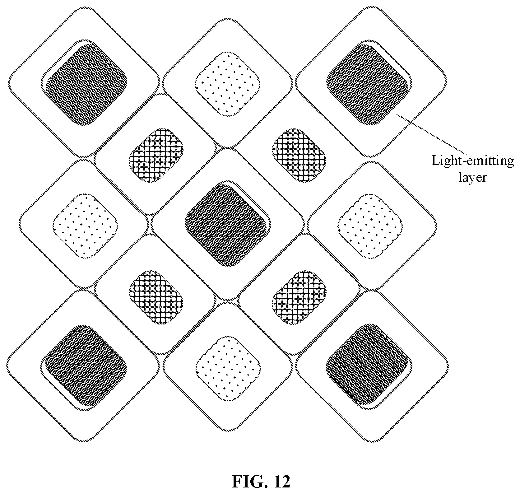 Patent US12433127 Figure 12 – Display substrate, display device and high-precision metal mask