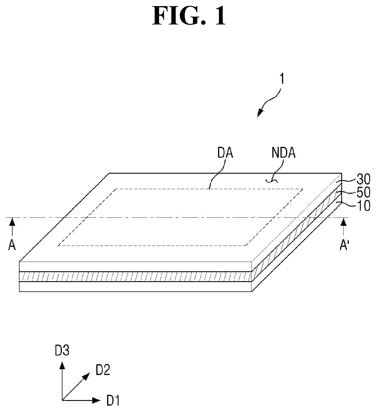 Patent US12433130 Figure 1 – Color converting substrate and display device comprising same
