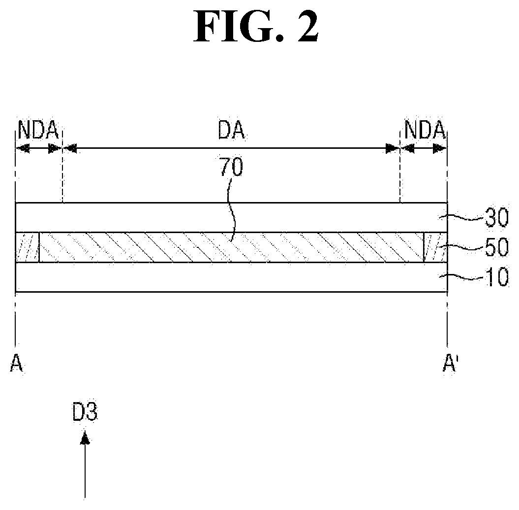 Patent US12433130 Figure 2 – Color converting substrate and display device comprising same