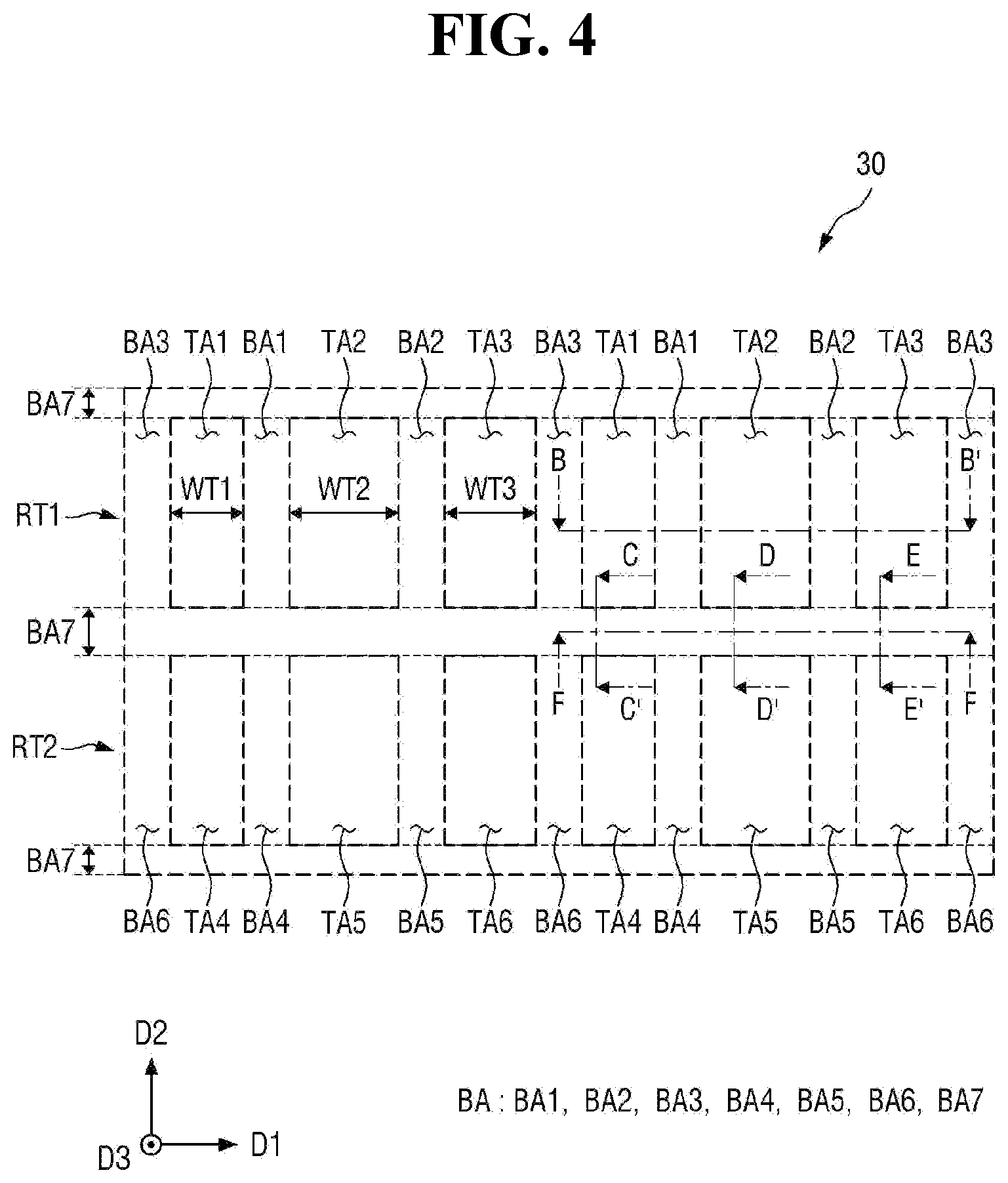 Patent US12433130 Figure 4 – Color converting substrate and display device comprising same