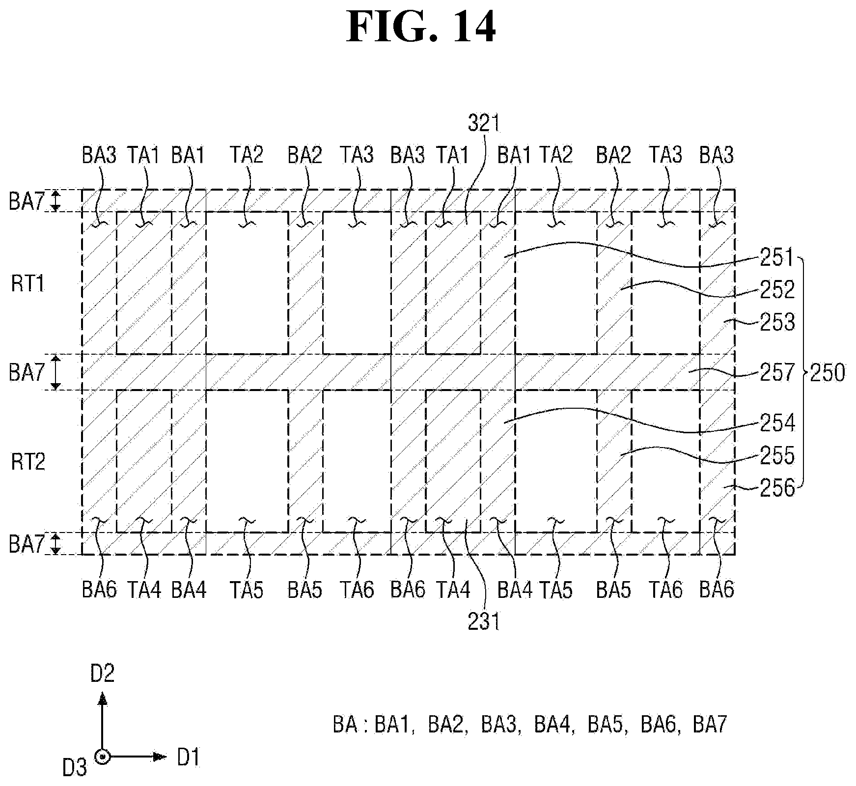 Patent US12433130 Figure 14 – Color converting substrate and display device comprising same
