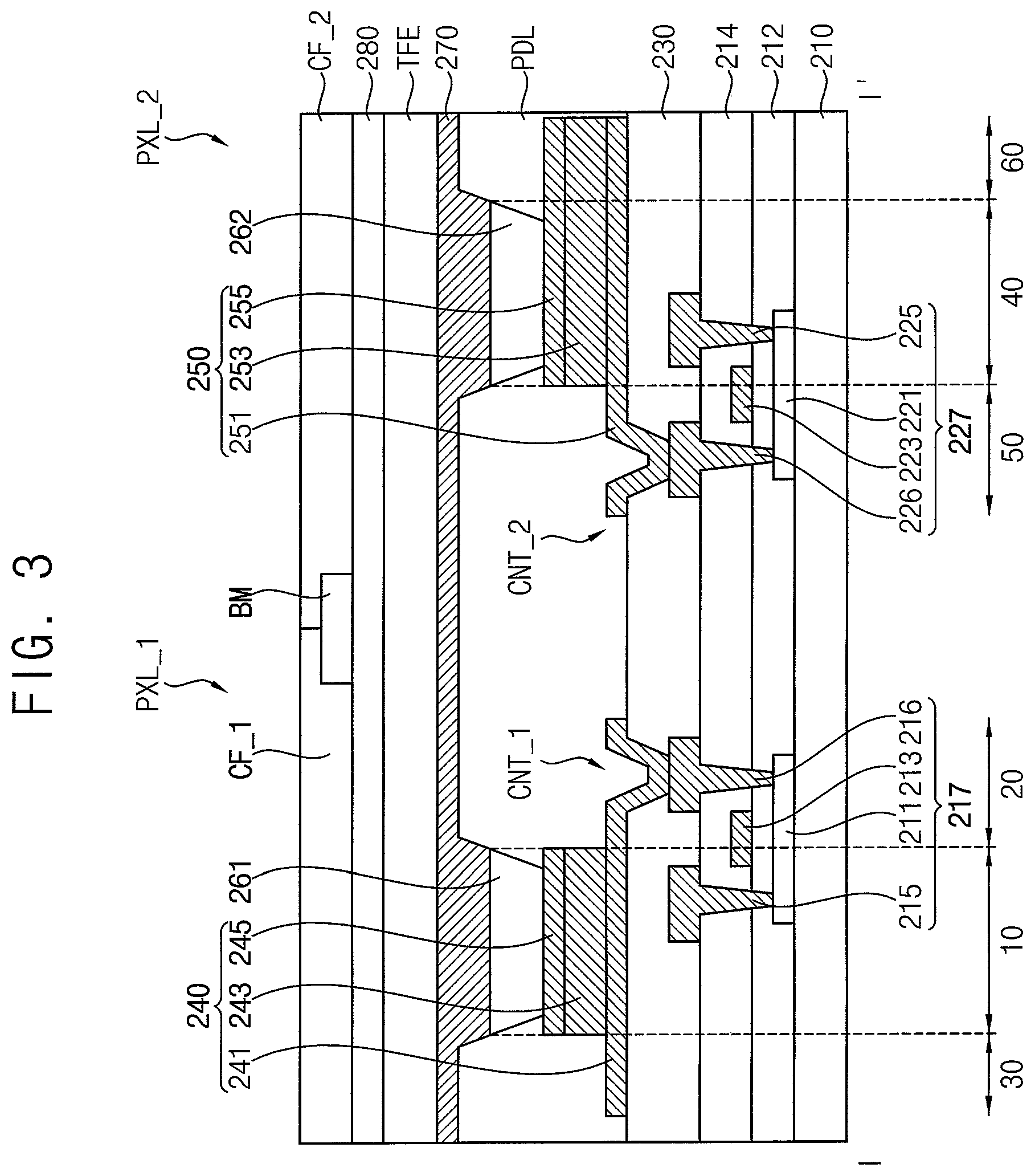 Patent US12433132 Figure 3 – Display device