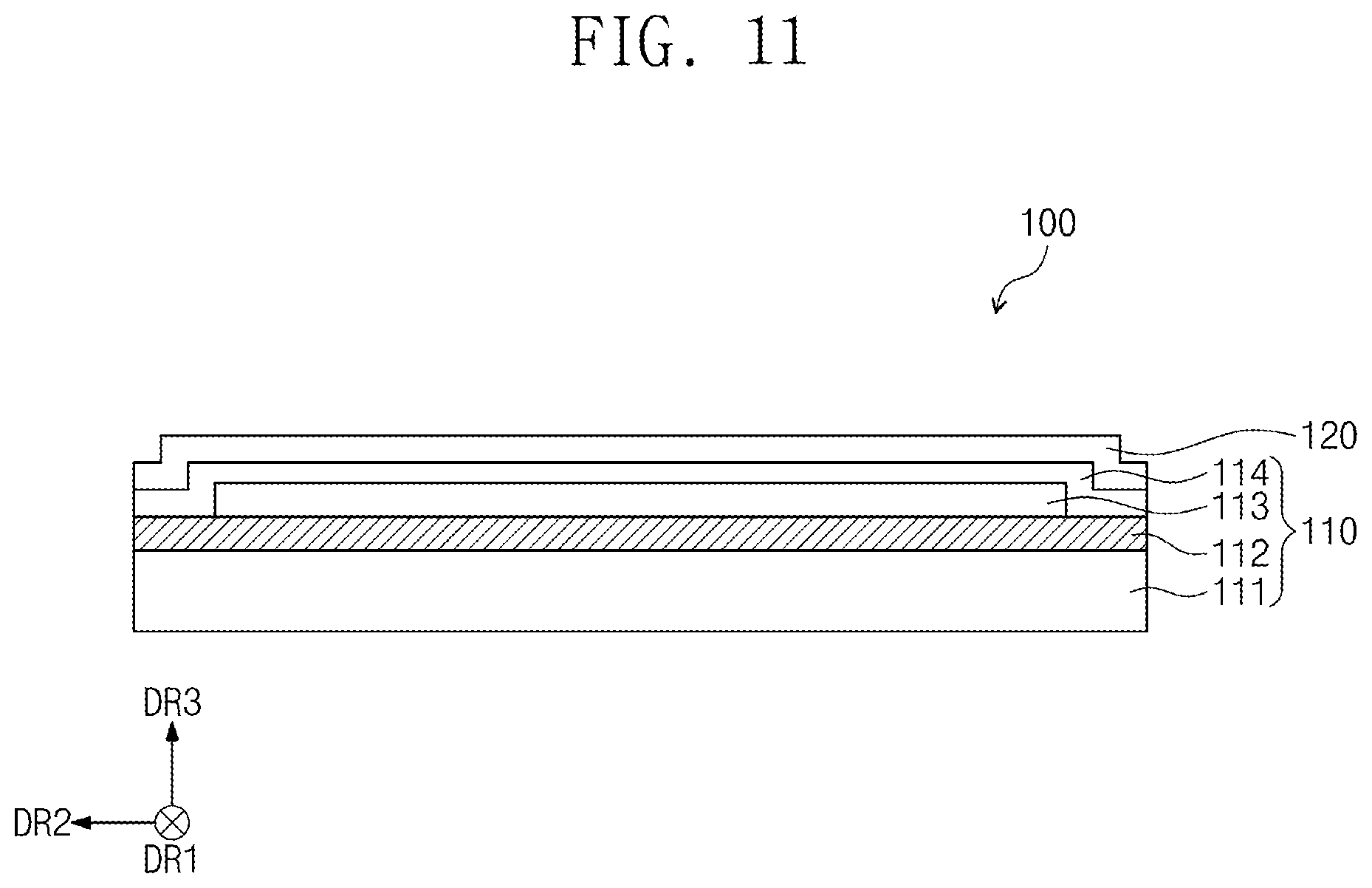 Patent US12433133 Figure 11 – Display device